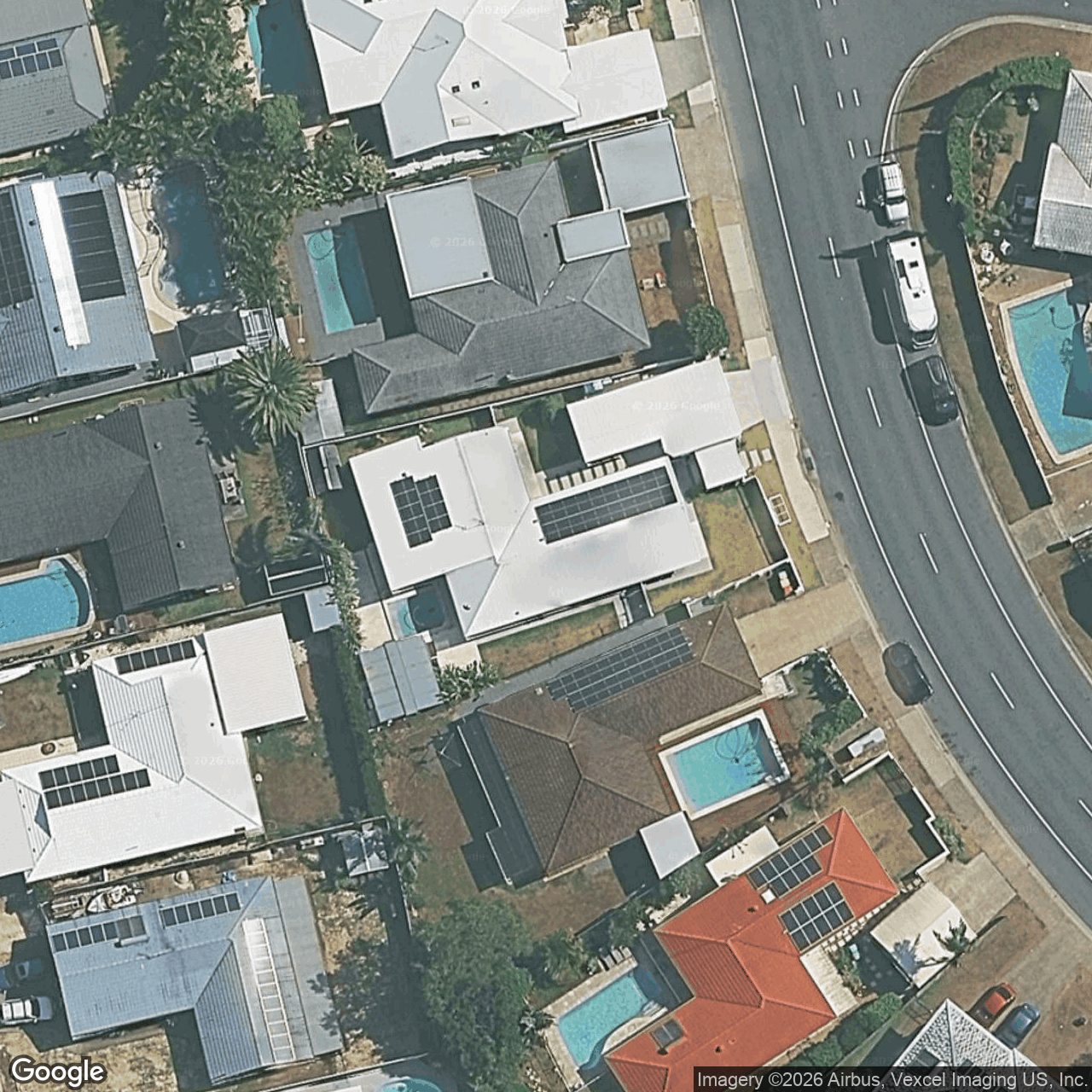 Aerial view of 128 Burleigh Street, Burleigh Waters QLD 4220