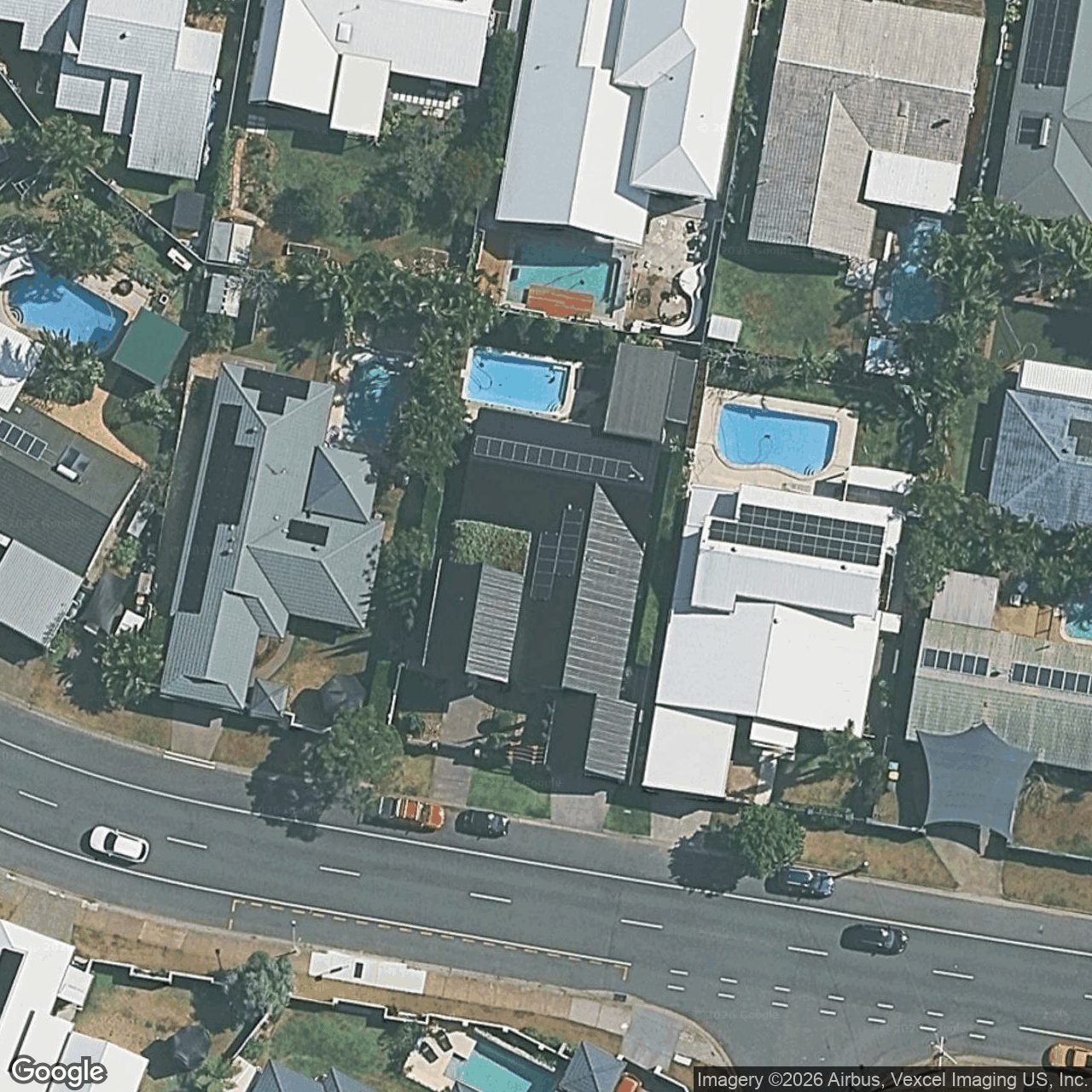Aerial view of 105 Burleigh Street, Burleigh Waters QLD 4220
