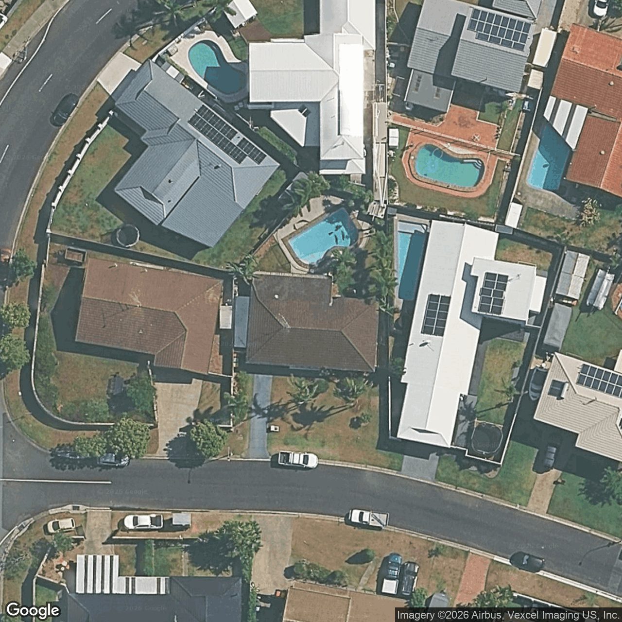 Aerial view of 23 Bellbird Avenue, Burleigh Waters QLD 4220