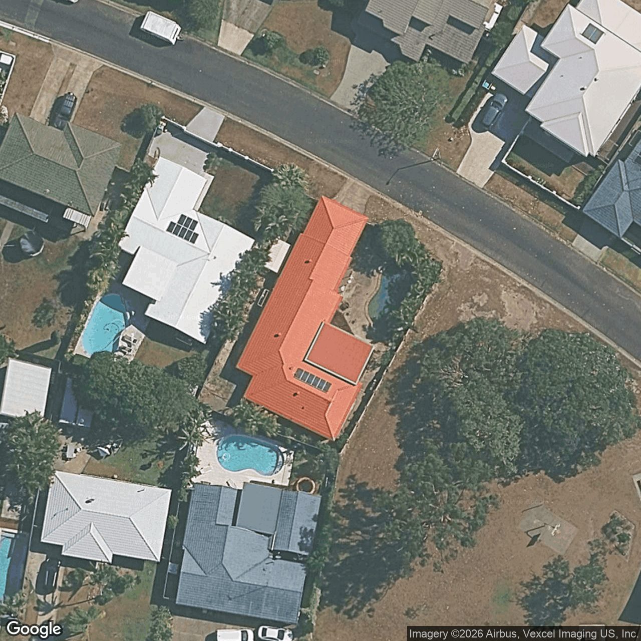 Aerial view of 12 Bellbird Avenue, Burleigh Waters QLD 4220