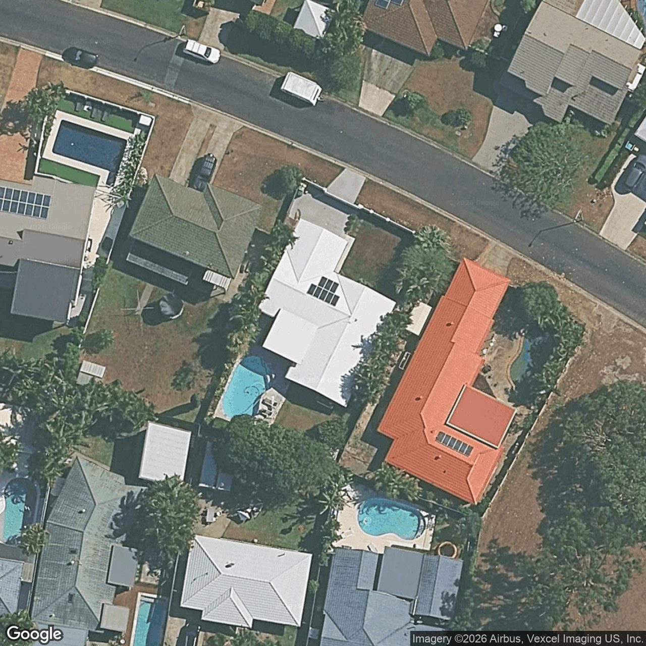 Aerial view of 14 Bellbird Avenue, Burleigh Waters QLD 4220