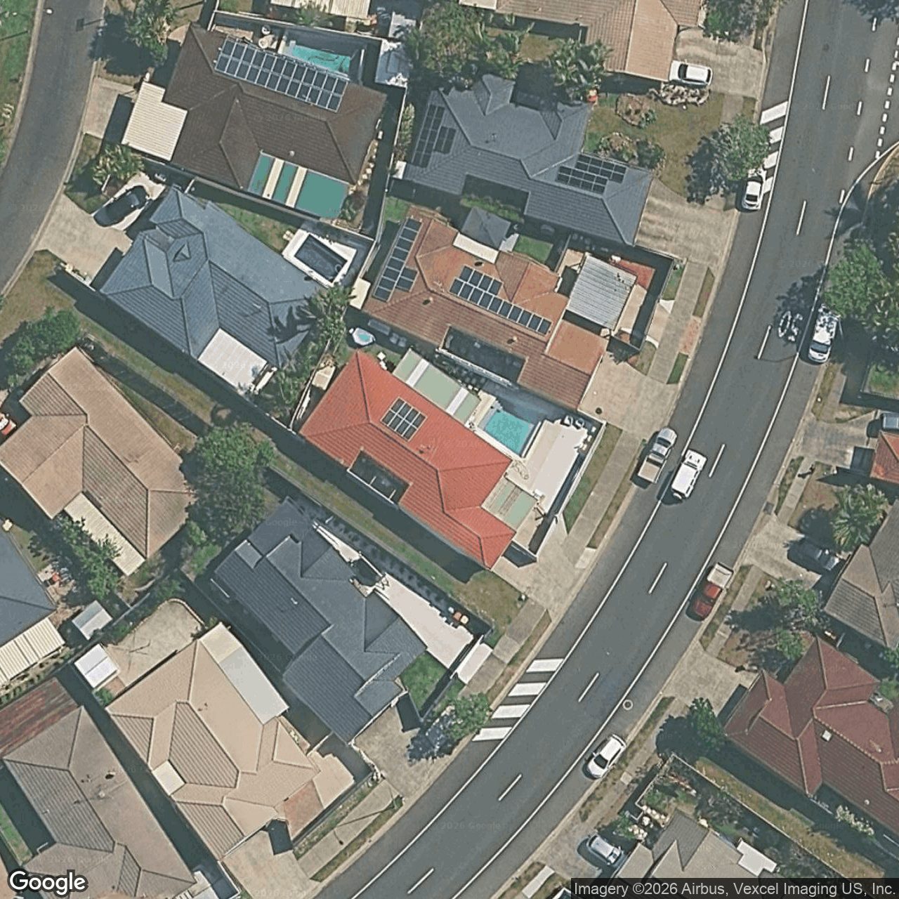 Aerial view of 132 Mattocks Road, Burleigh Waters QLD 4220