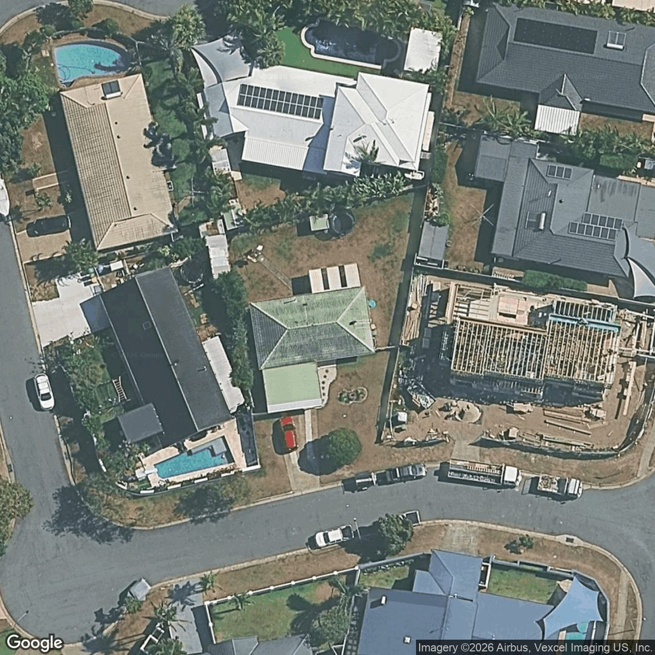 Aerial view of 3 Seahawk Crescent, Burleigh Waters QLD 4220