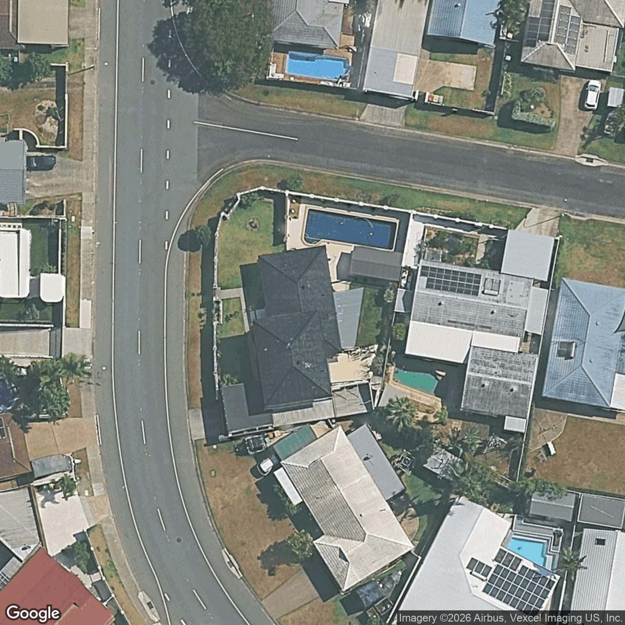 Aerial view of 157 Acanthus Avenue, Burleigh Waters QLD 4220