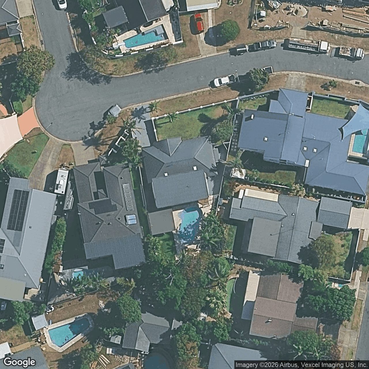 Aerial view of 4 Seahawk Crescent, Burleigh Waters QLD 4220
