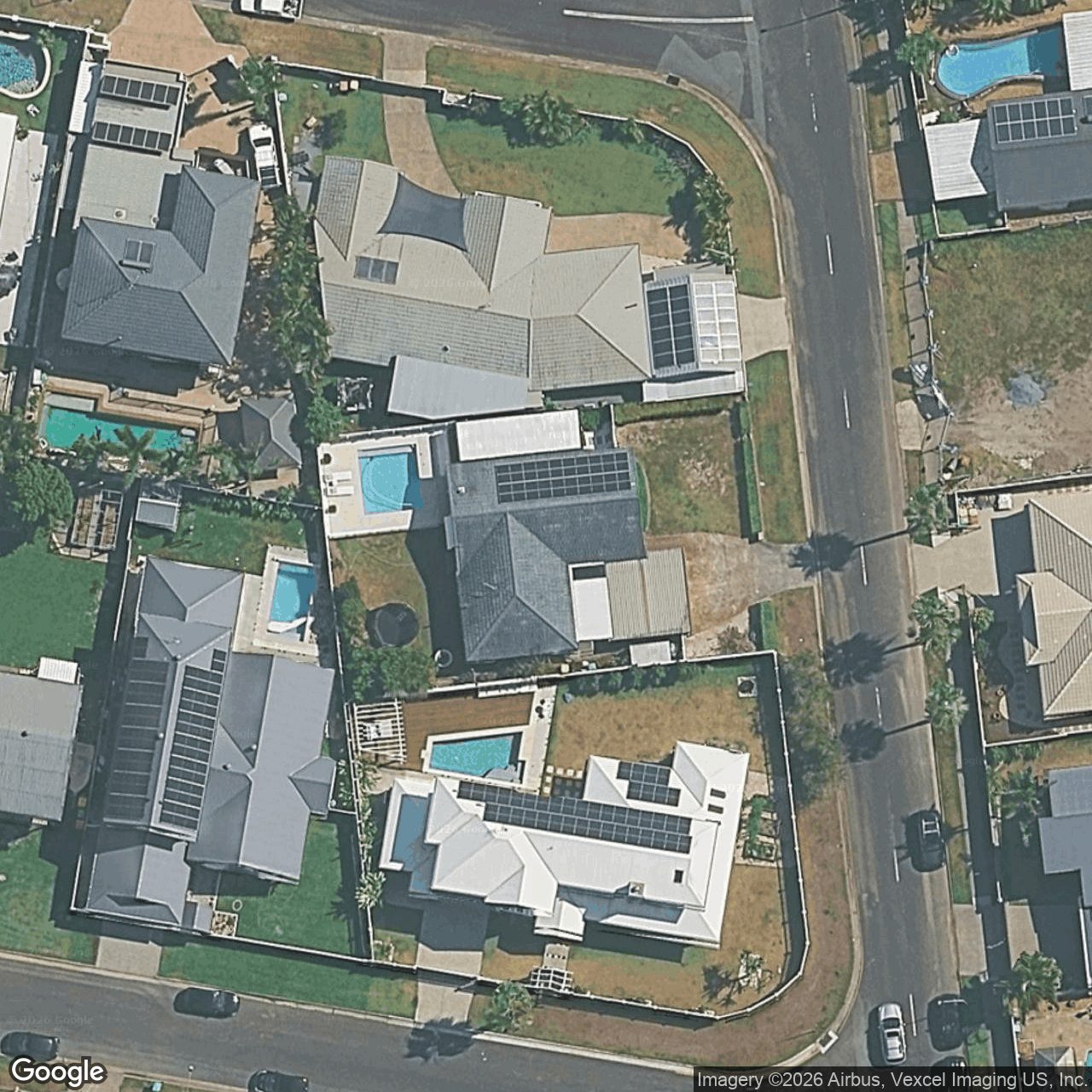 Aerial view of 213 Acanthus Avenue, Burleigh Waters QLD 4220