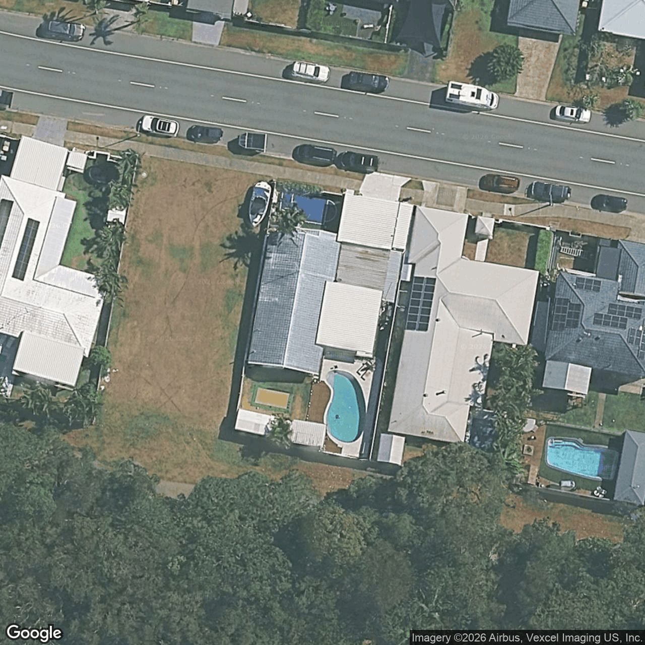 Aerial view of 154 Acanthus Avenue, Burleigh Waters QLD 4220