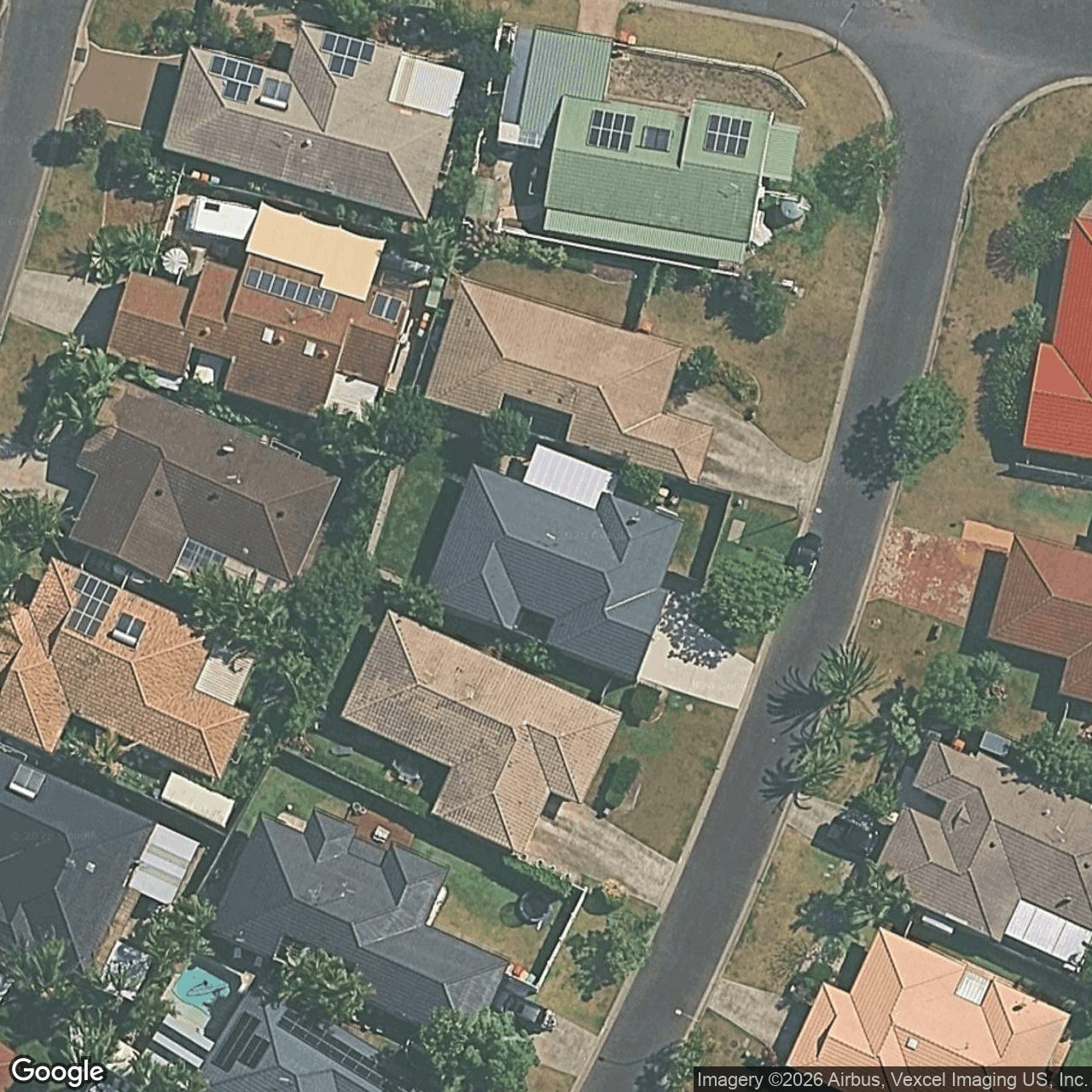 Aerial view of 26 Summerwine Street, Burleigh Waters QLD 4220