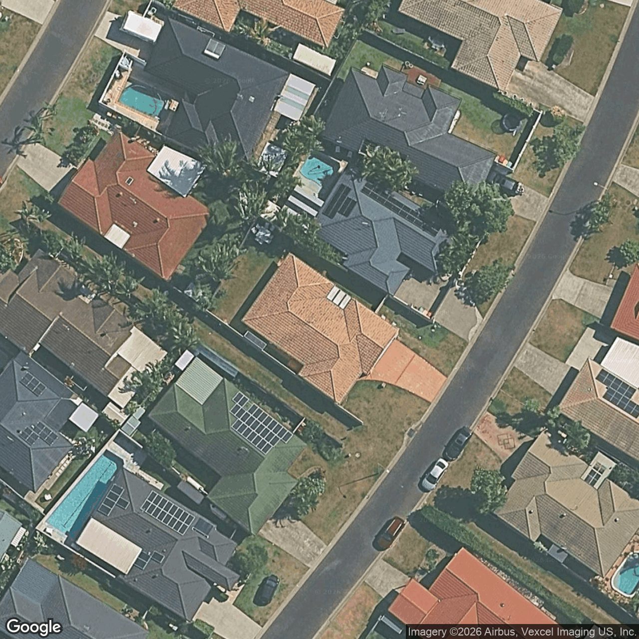 Aerial view of 18 Summerwine Street, Burleigh Waters QLD 4220