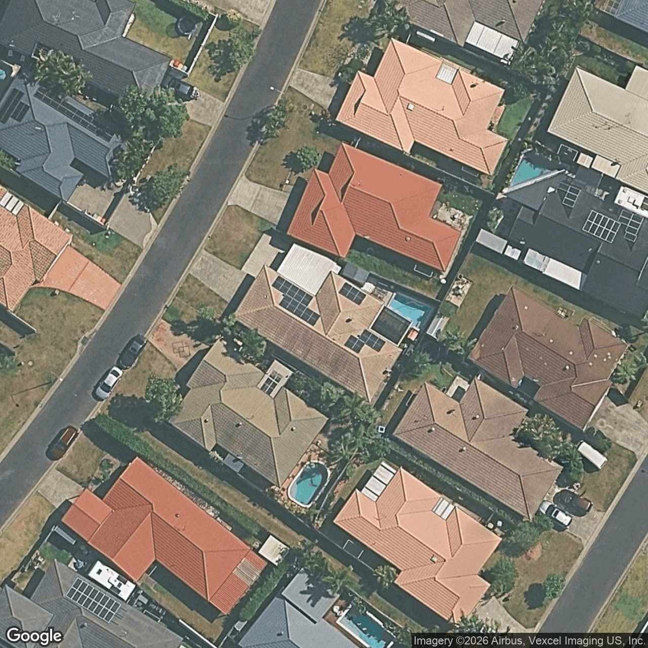 Aerial view of 17 Summerwine Street, Burleigh Waters QLD 4220