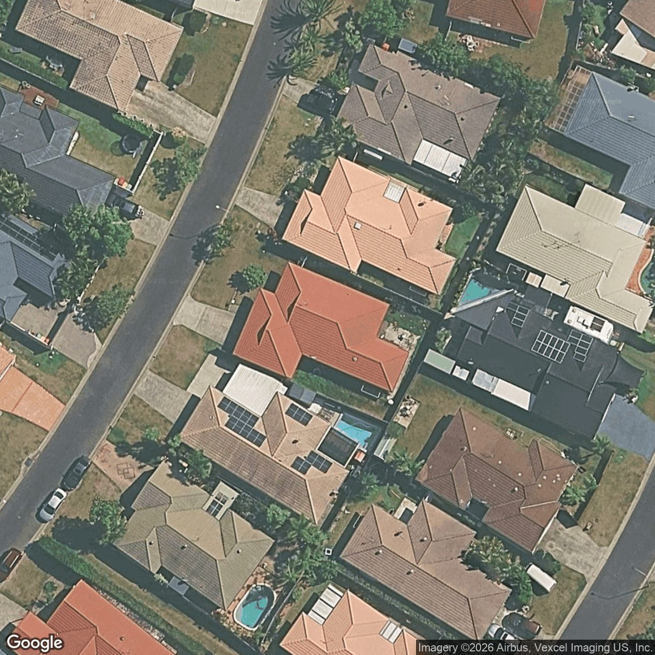 Aerial view of 19 Summerwine Street, Burleigh Waters QLD 4220