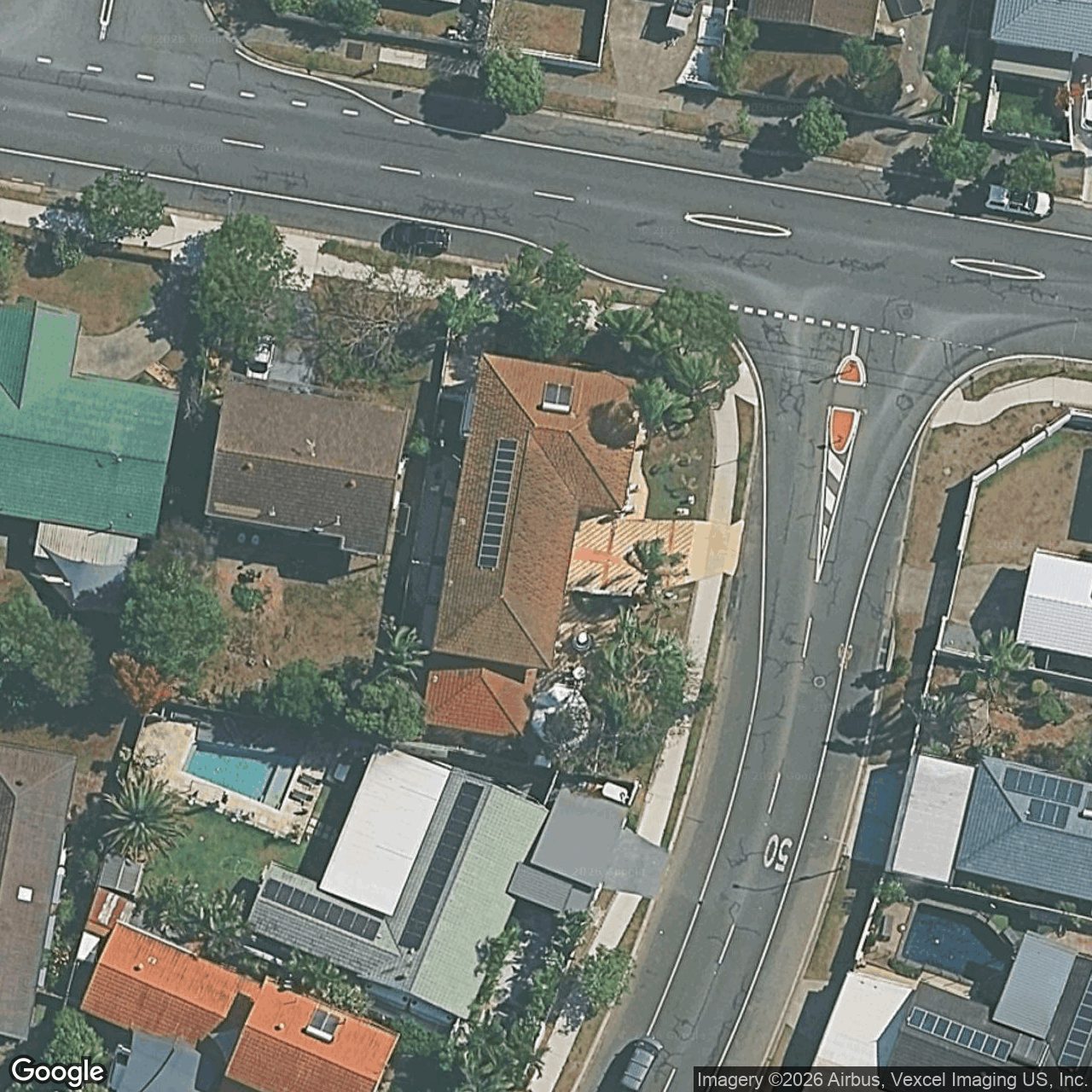 Aerial view of 1 Honeyeater Drive, Burleigh Waters QLD 4220