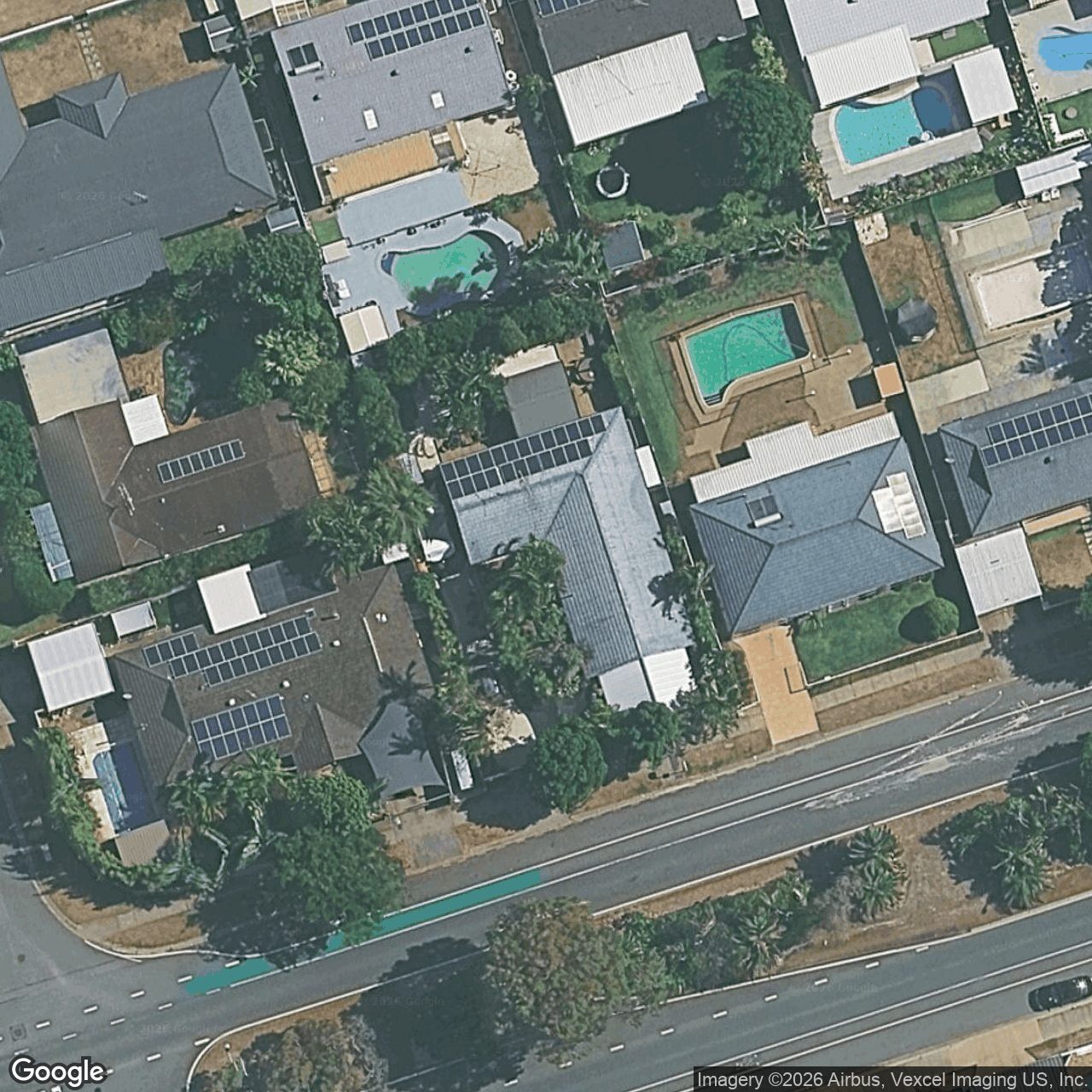 Aerial view of 73 Christine Avenue, Burleigh Waters QLD 4220