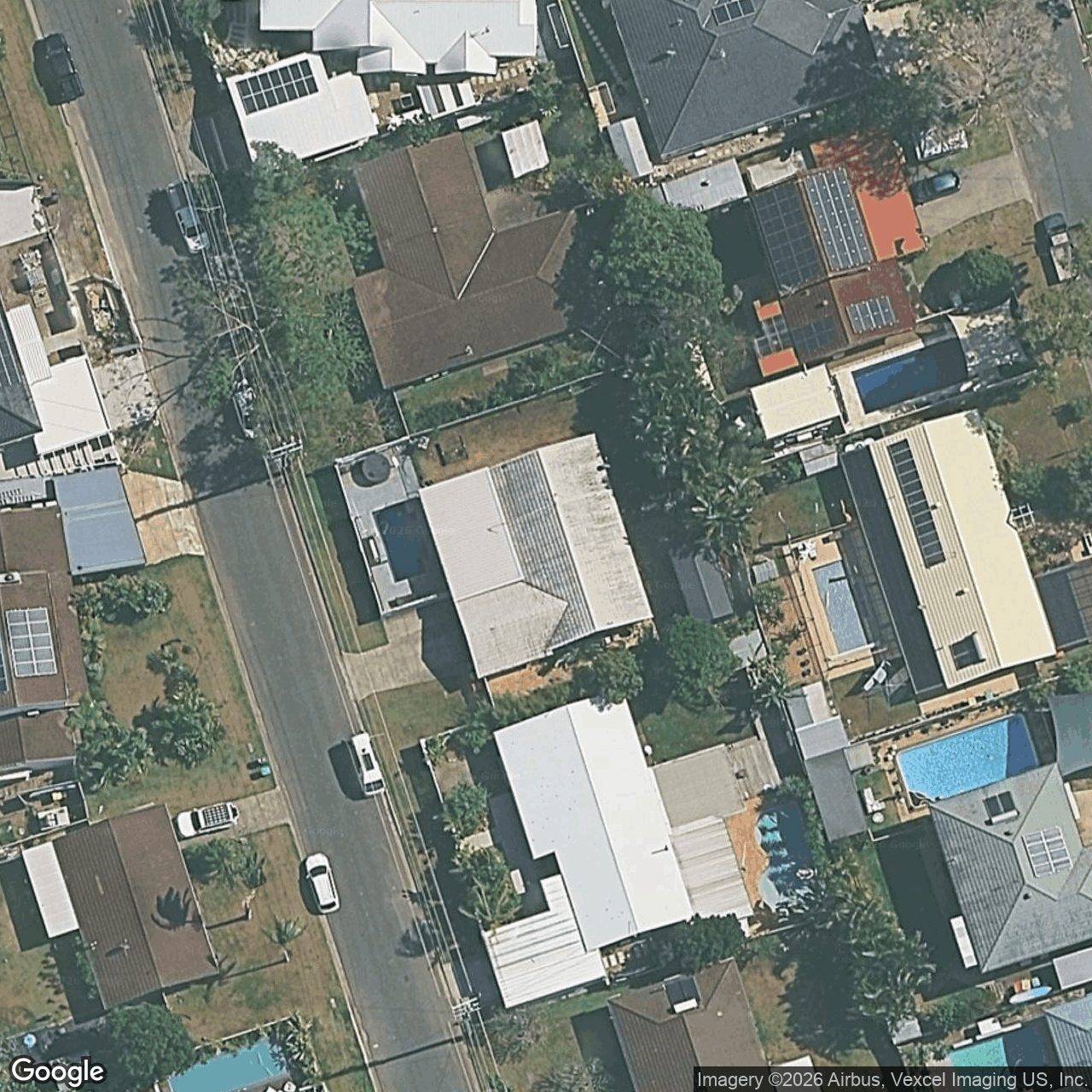 Aerial view of 21 Egret Avenue, Burleigh Waters QLD 4220