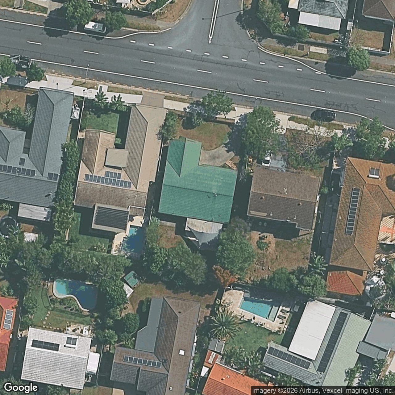Aerial view of 68 Mountain View Avenue, Burleigh Waters QLD 4220