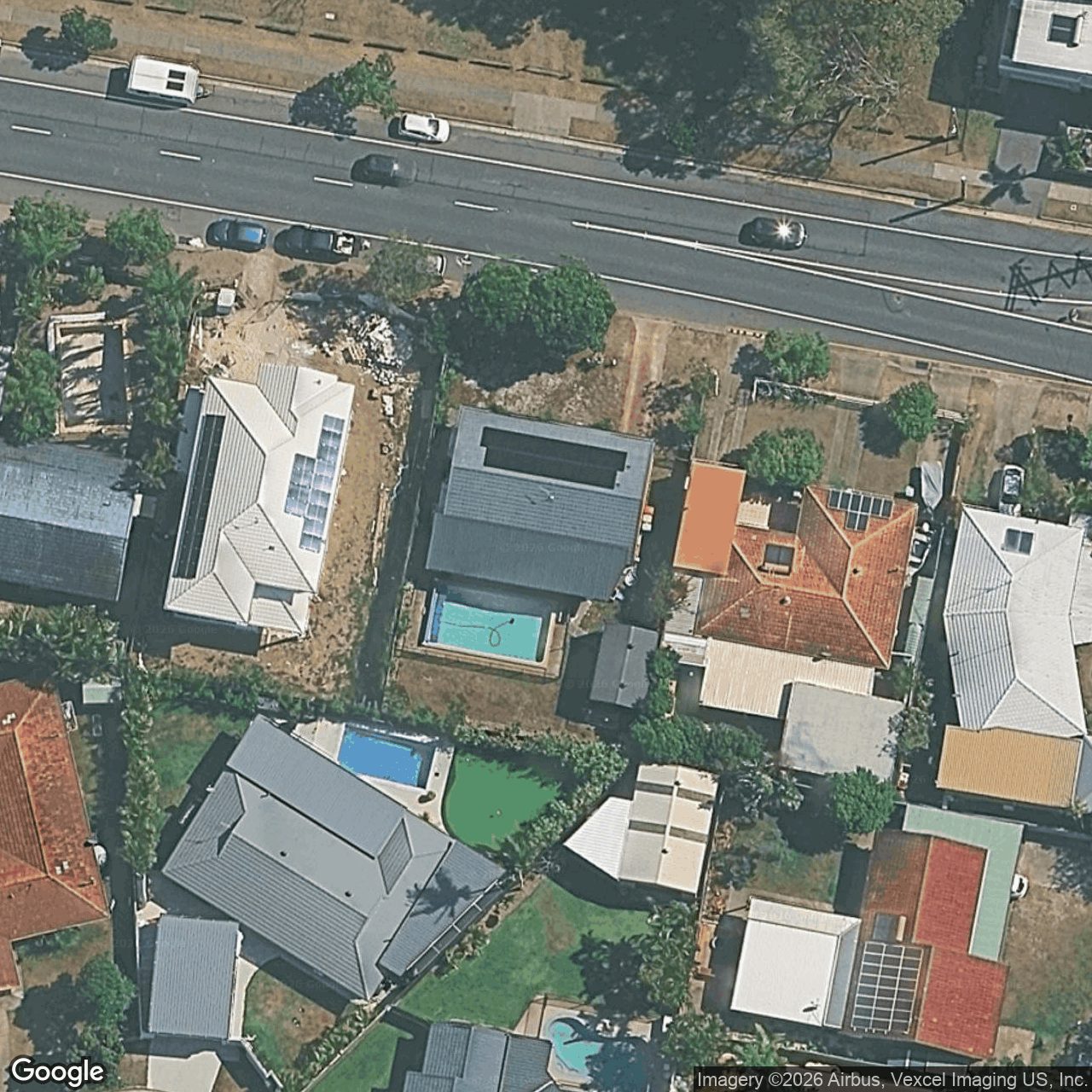 Aerial view of 38 Mountain View Avenue, Burleigh Waters QLD 4220