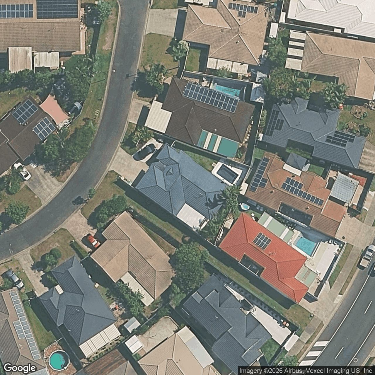 Aerial view of 13 Sonama Court, Burleigh Waters QLD 4220