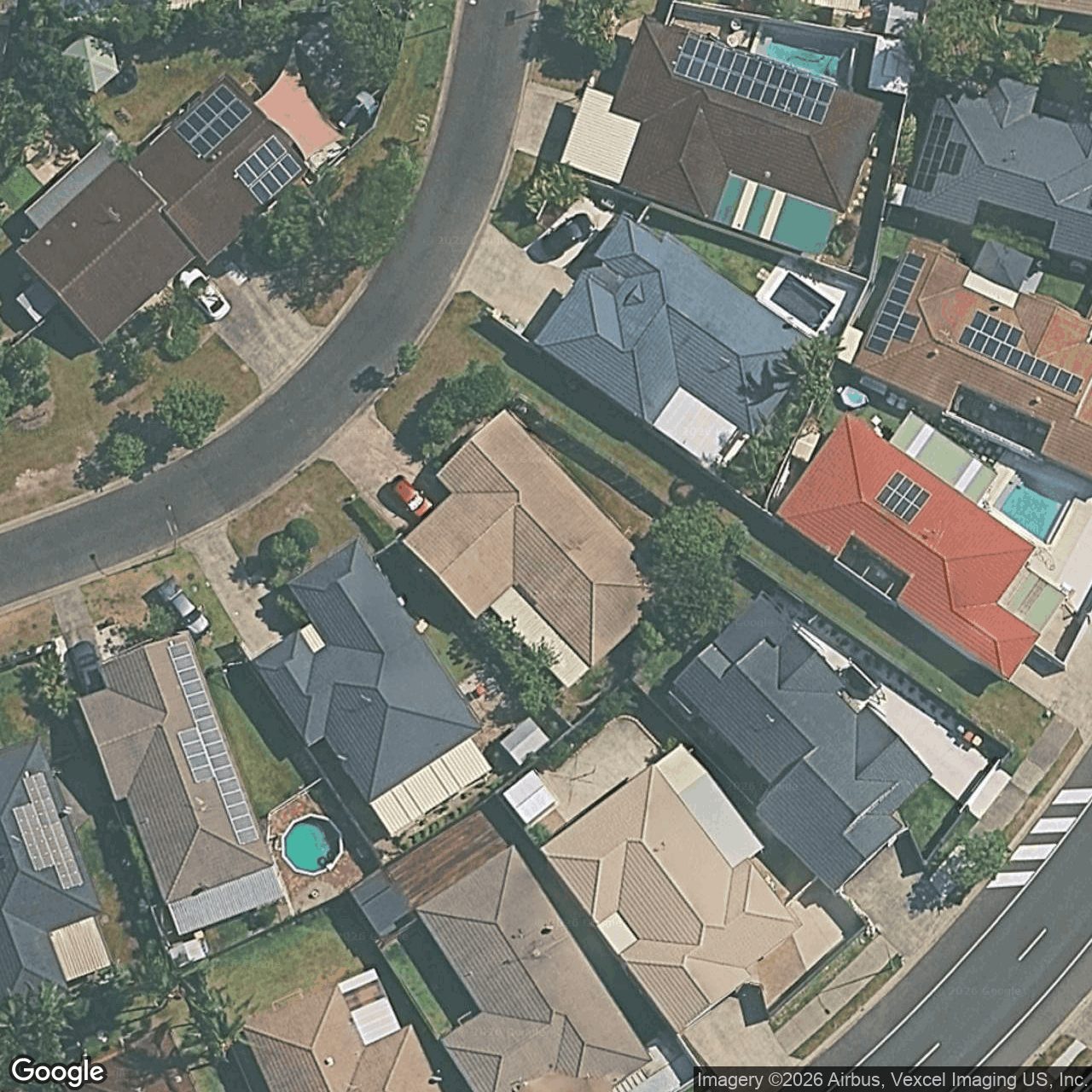 Aerial view of 11 Sonama Court, Burleigh Waters QLD 4220