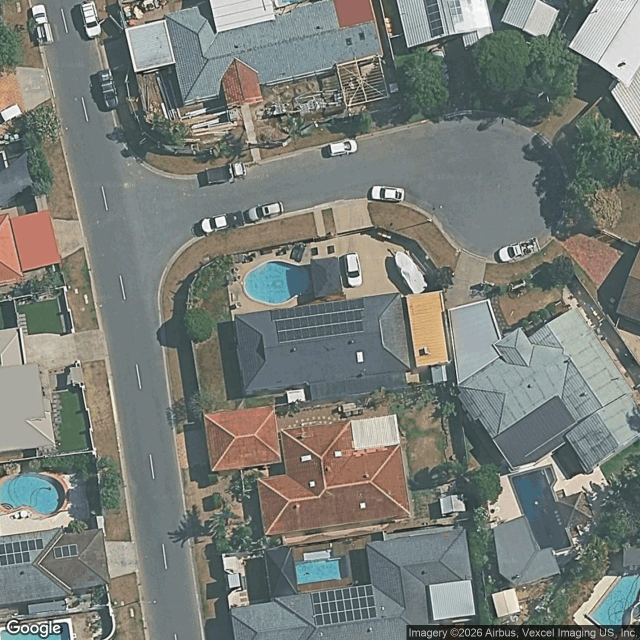 Aerial view of 1 Fantail Court, Burleigh Waters QLD 4220