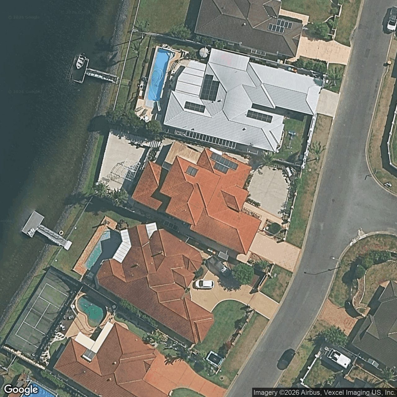 Aerial view of 82 Dipper Drive, Burleigh Waters QLD 4220