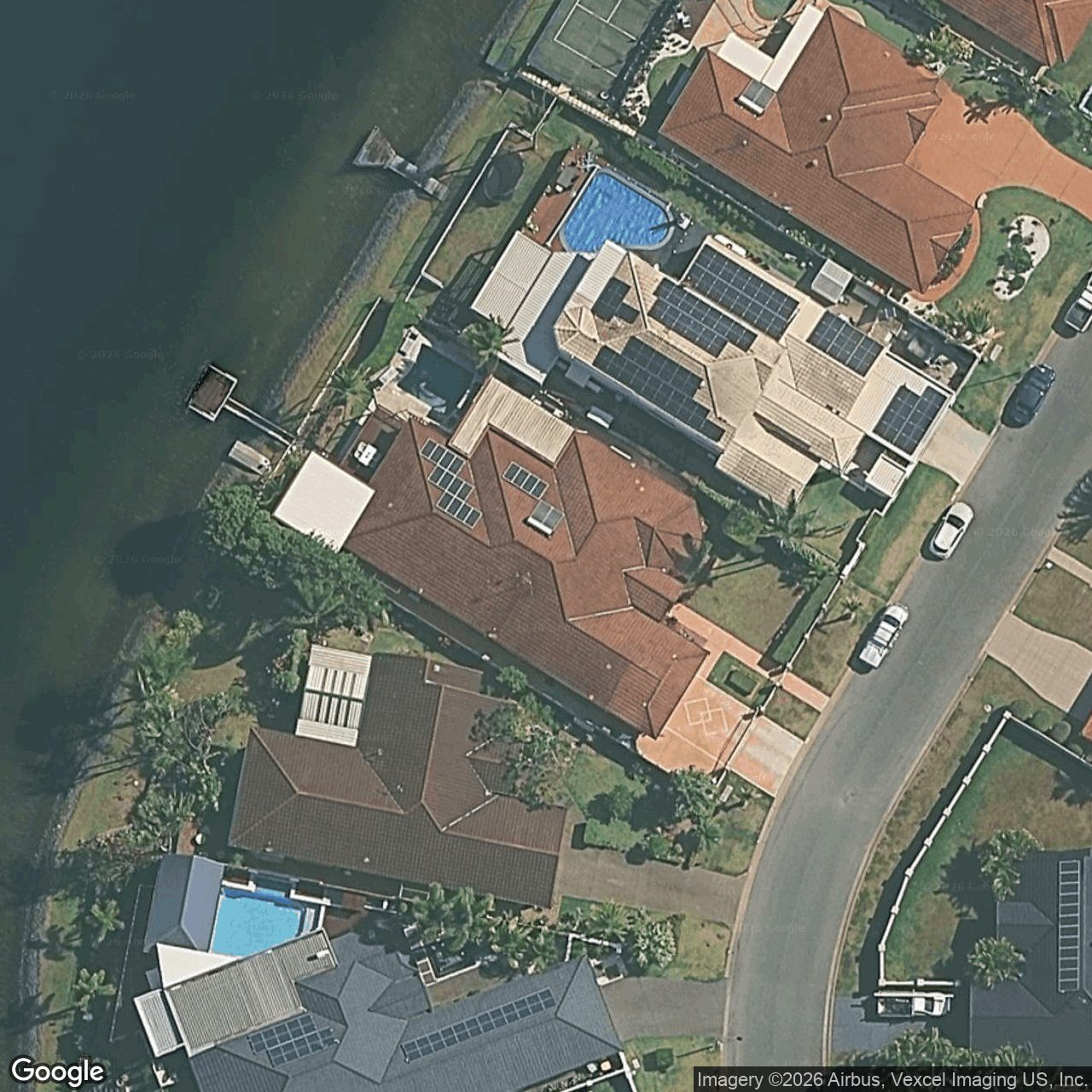 Aerial view of 90 Dipper Drive, Burleigh Waters QLD 4220