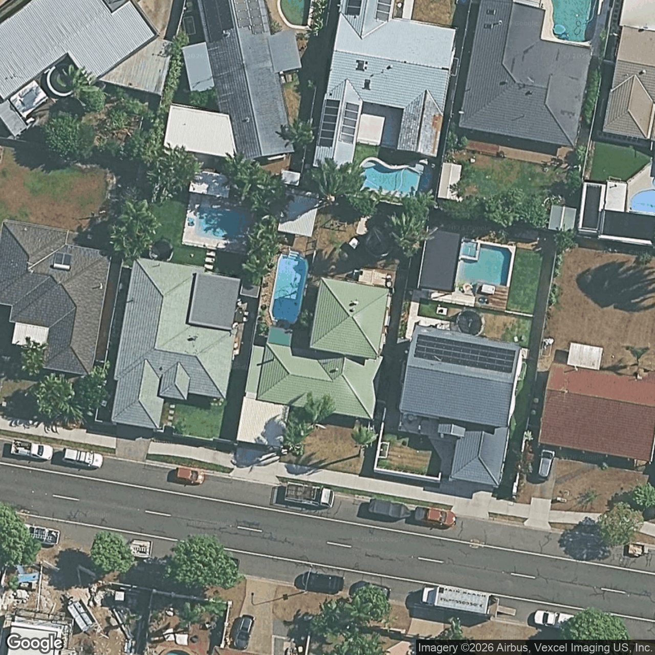 Aerial view of 23 Honeyeater Drive, Burleigh Waters QLD 4220
