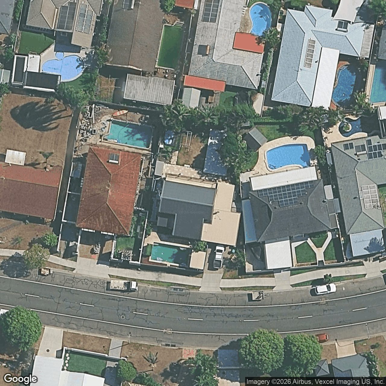 Aerial view of 15 Honeyeater Drive, Burleigh Waters QLD 4220