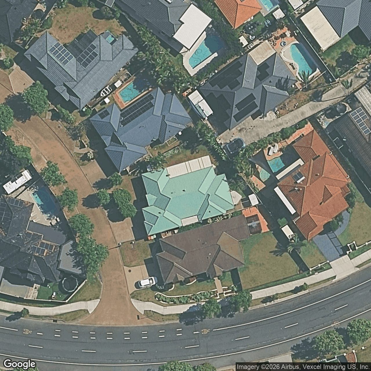 Aerial view of 3 Monarch Place, Burleigh Waters QLD 4220