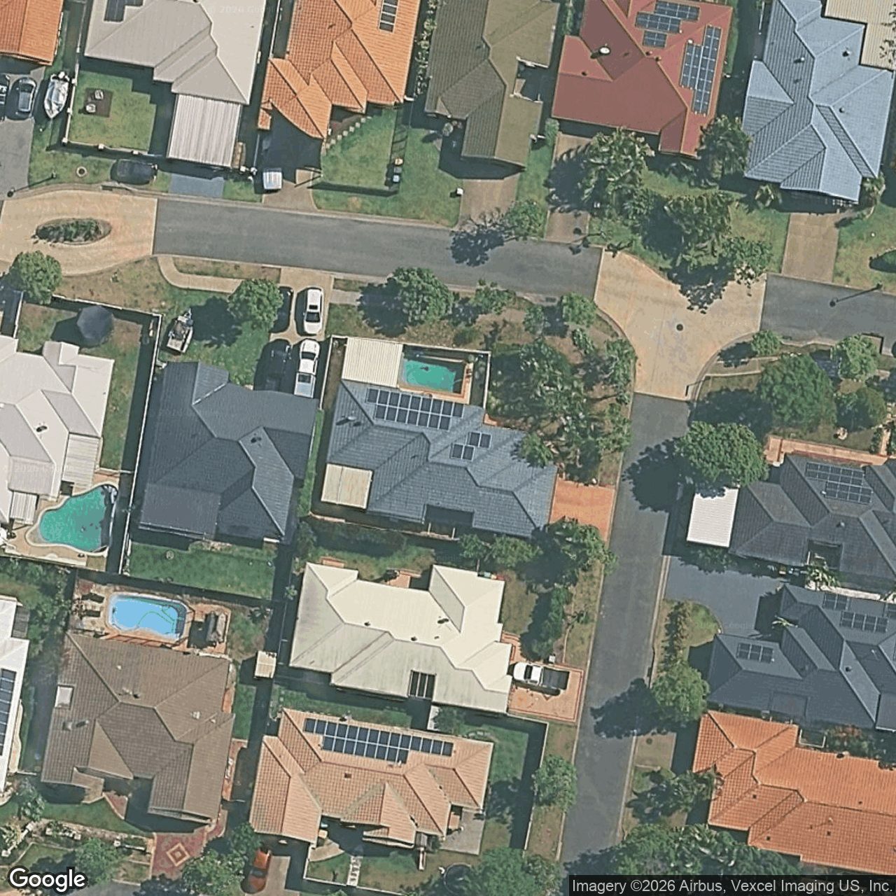 Aerial view of 1 Lakes Circuit, Burleigh Waters QLD 4220