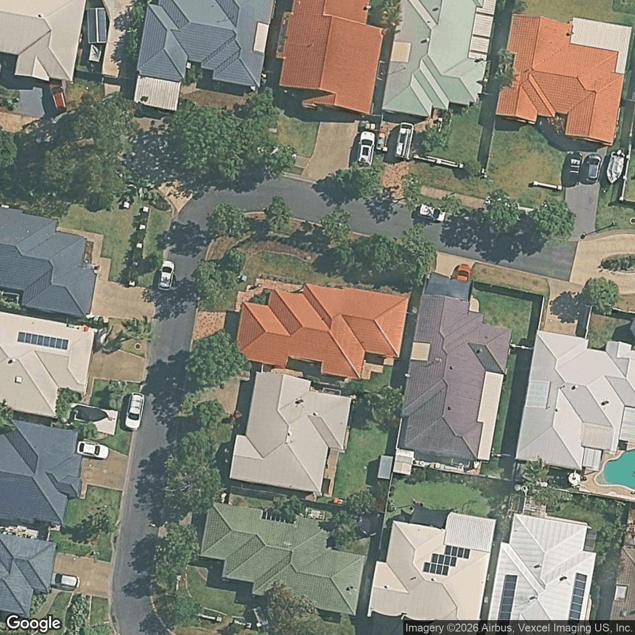 Aerial view of 17 Lakes Circuit, Burleigh Waters QLD 4220