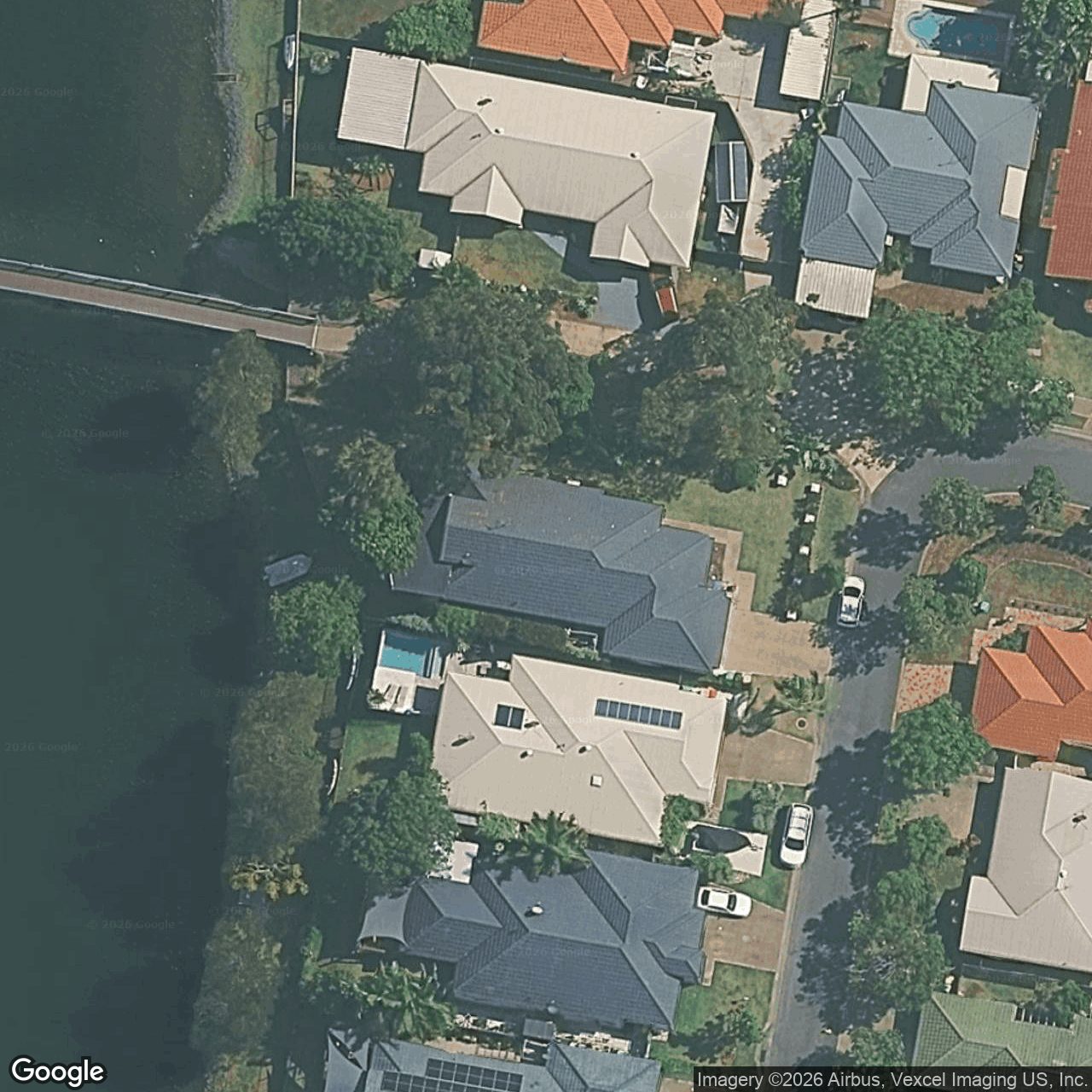 Aerial view of 38 Lakes Circuit, Burleigh Waters QLD 4220