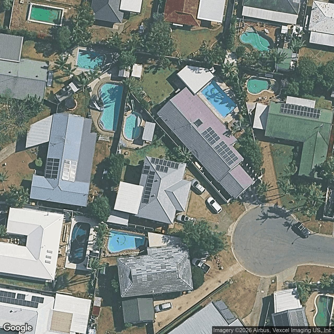 Aerial view of 25 Lorikeet Lane, Burleigh Waters QLD 4220