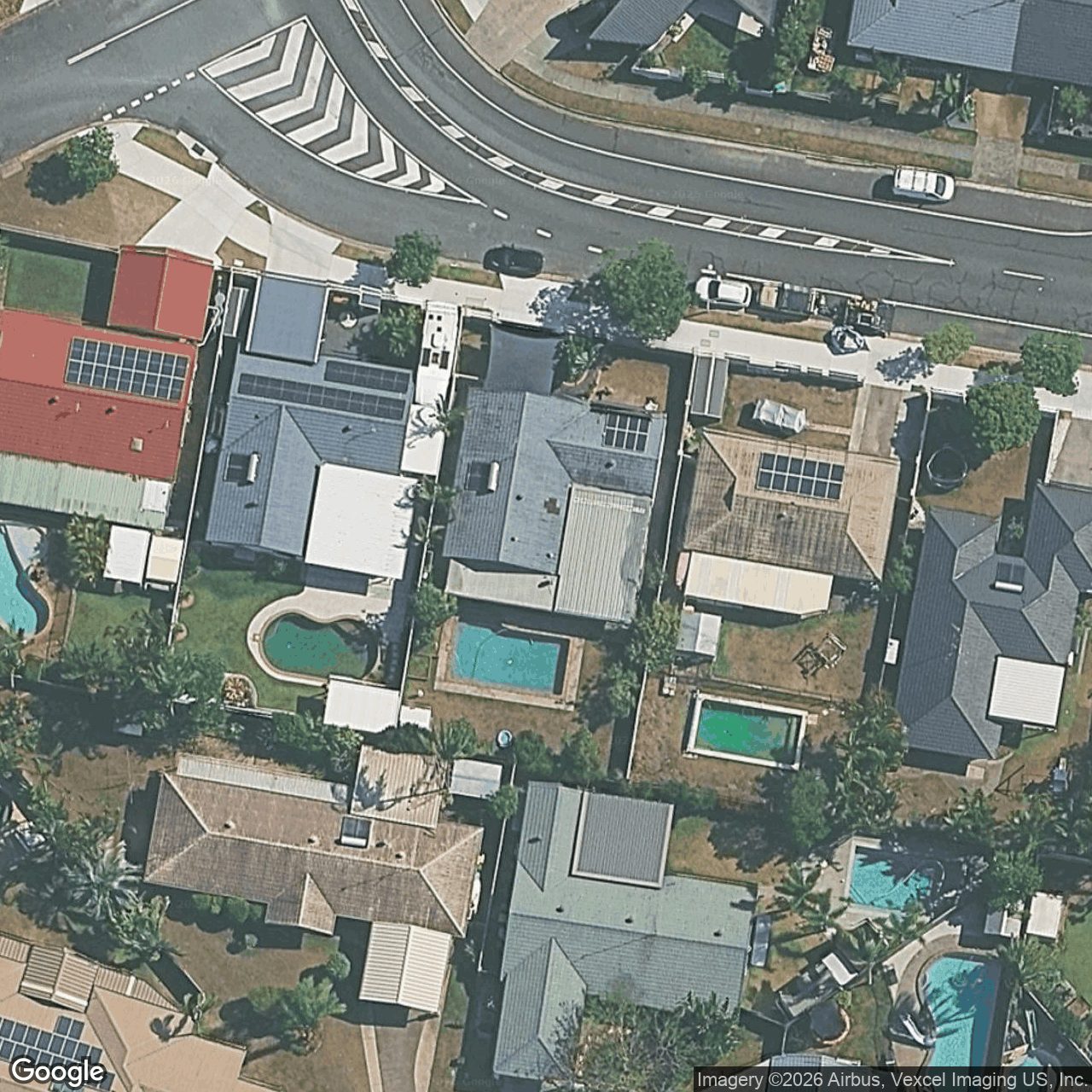 Aerial view of 96 Mountain View Avenue, Burleigh Waters QLD 4220