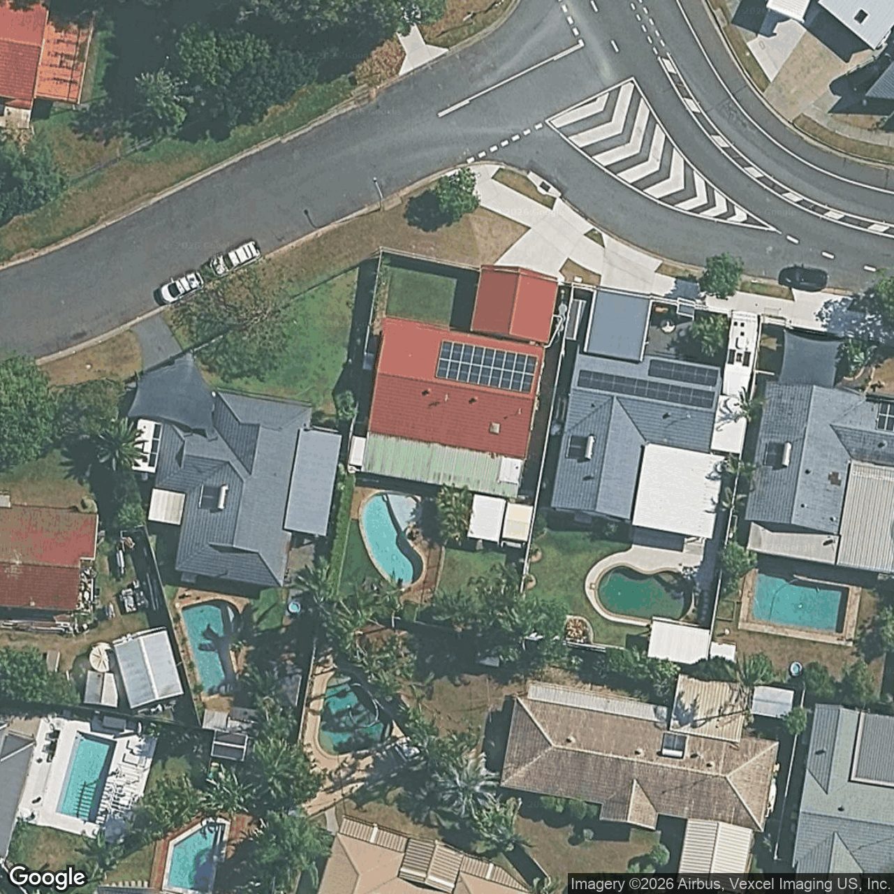 Aerial view of 100 Mountain View Avenue, Burleigh Waters QLD 4220