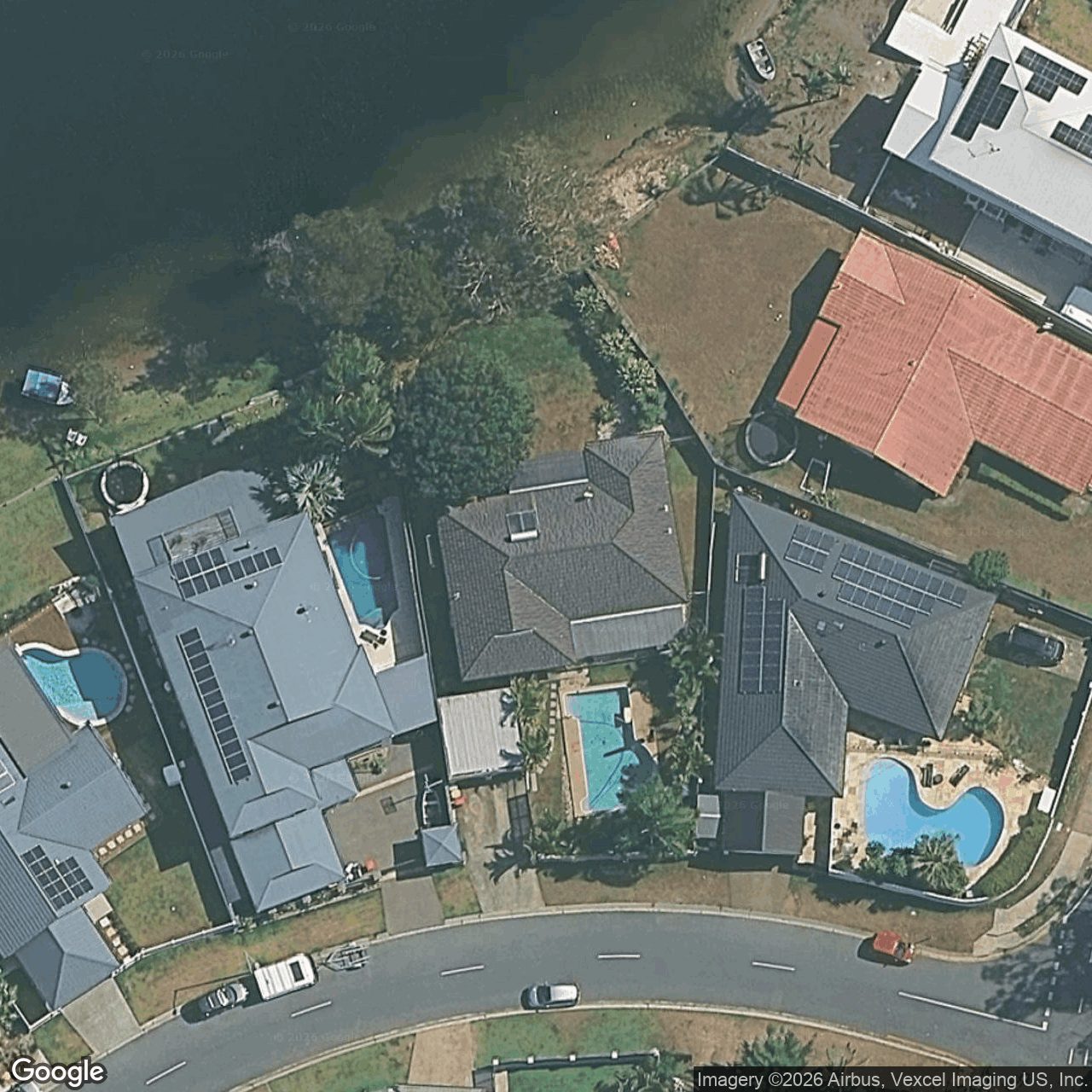 Aerial view of 104 Jabiru Avenue, Burleigh Waters QLD 4220