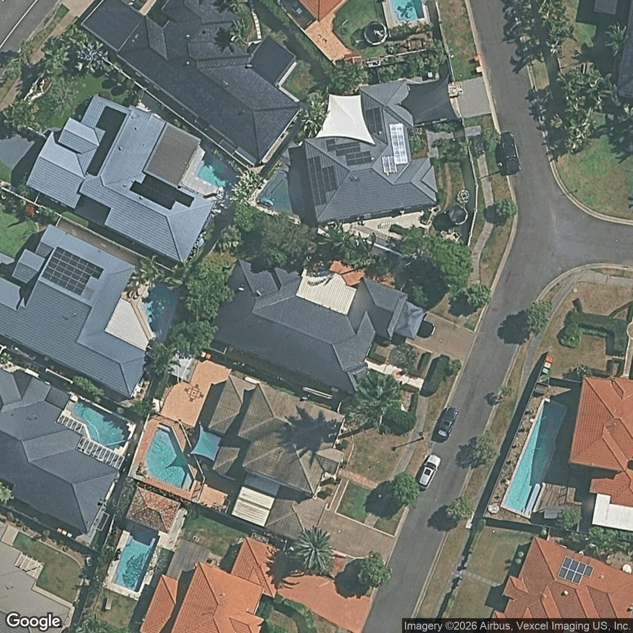 Aerial view of 5 Mustique Court, Burleigh Waters QLD 4220