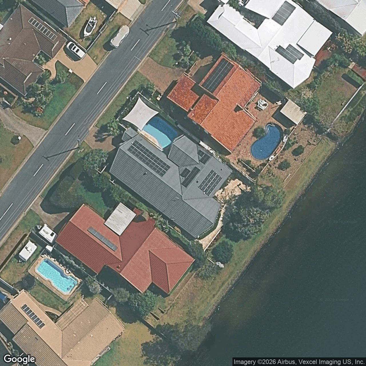 Aerial view of 24 Jabiru Avenue, Burleigh Waters QLD 4220