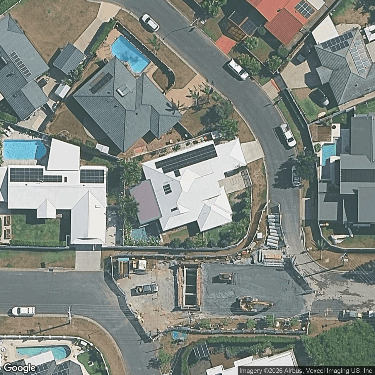 Aerial view of 2 Comet Court, Burleigh Waters QLD 4220
