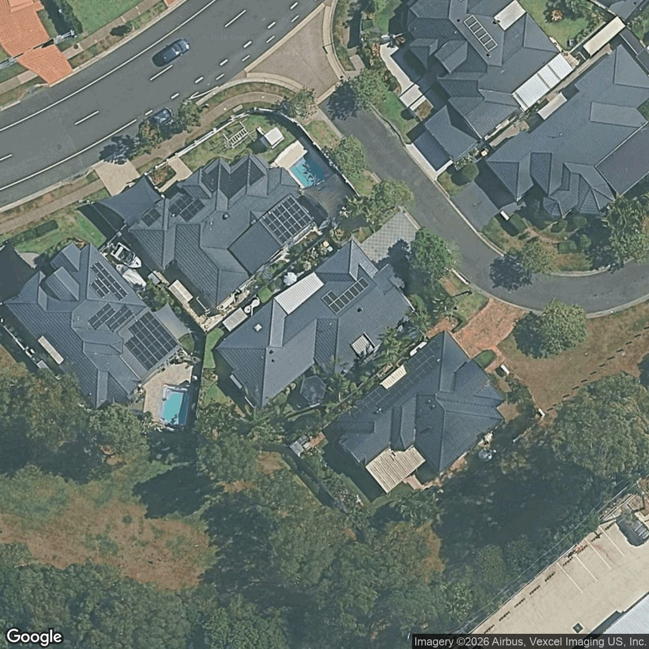 Aerial view of 3 Stingray Crescent, Burleigh Waters QLD 4220