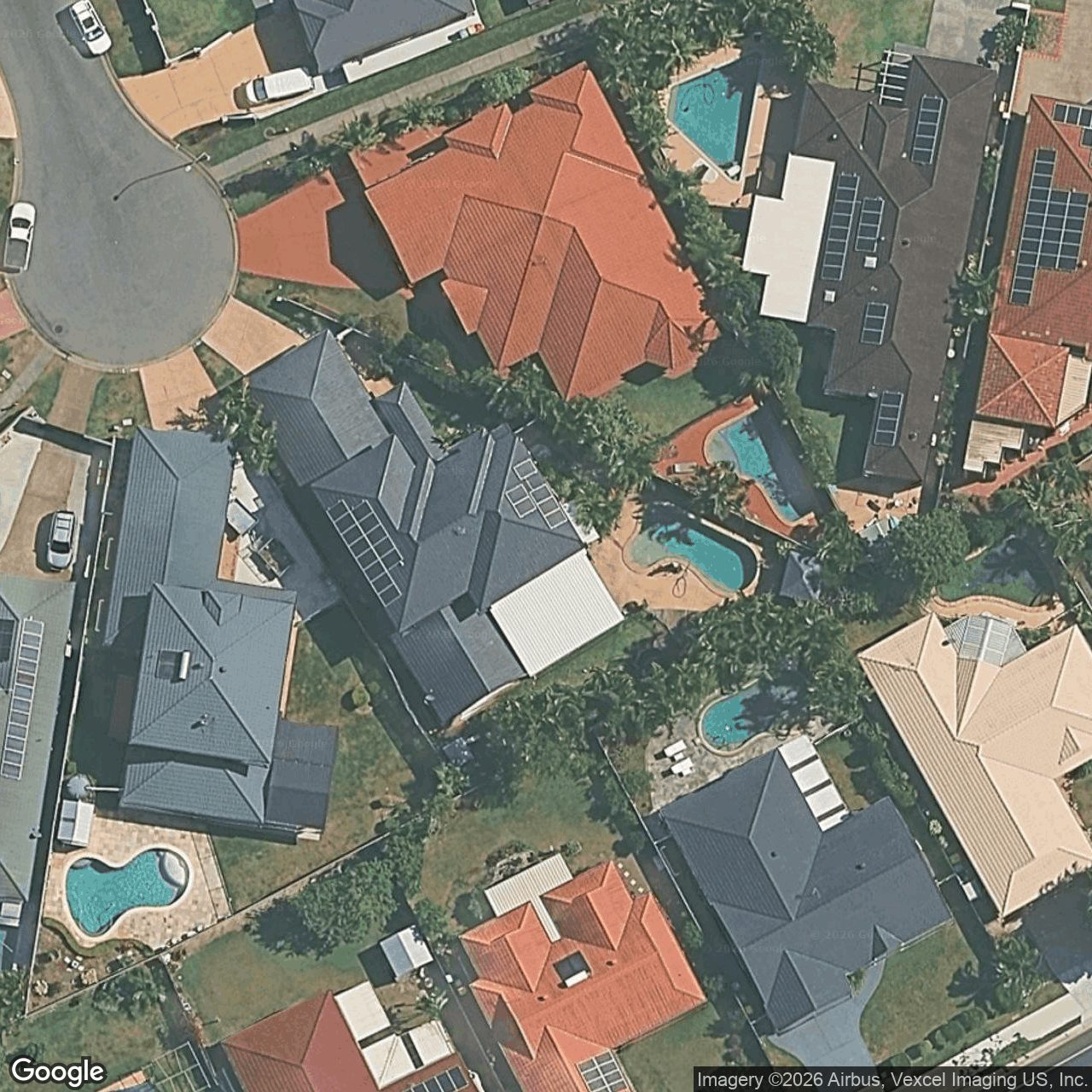 Aerial view of 91 Dipper Drive, Burleigh Waters QLD 4220