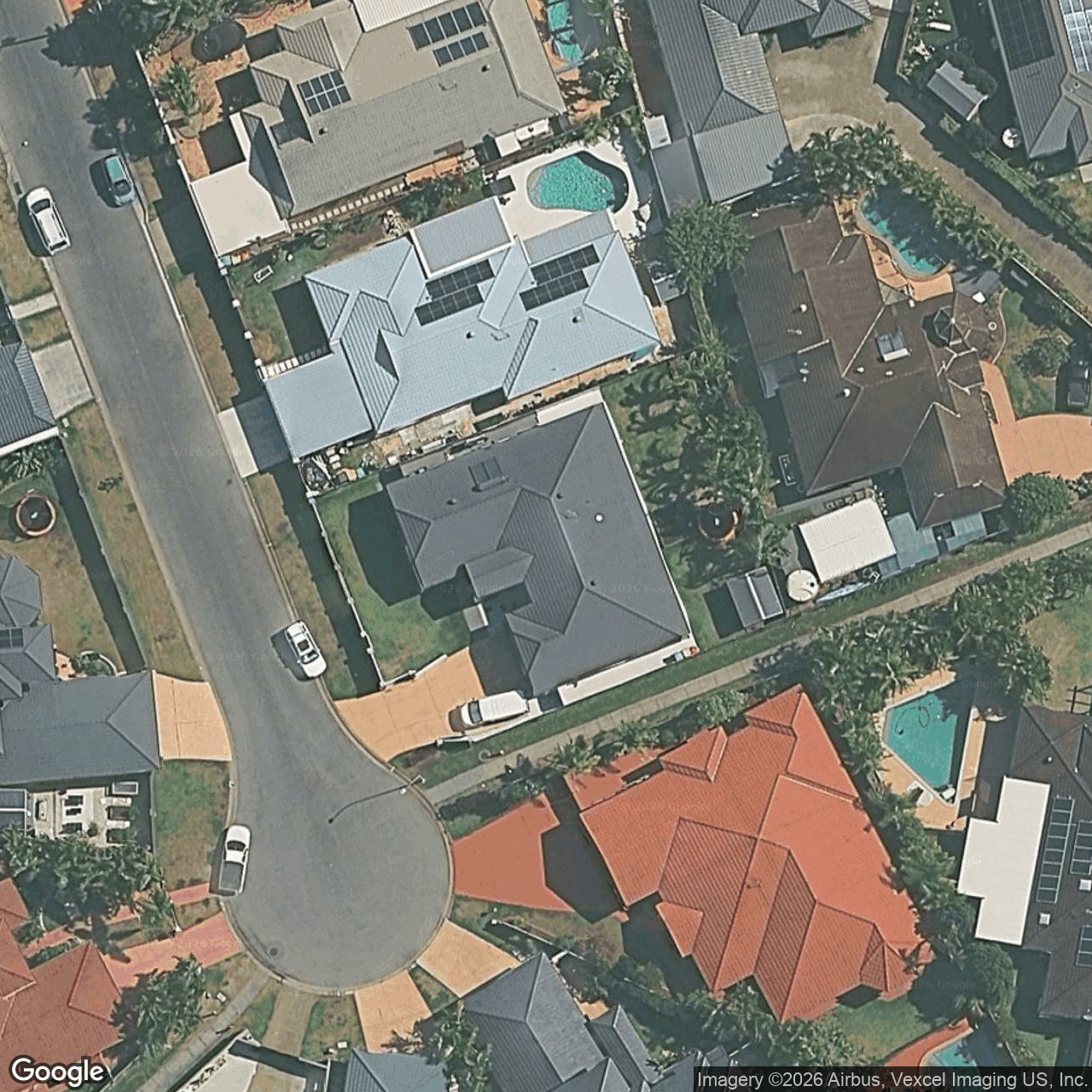 Aerial view of 87 Dipper Drive, Burleigh Waters QLD 4220