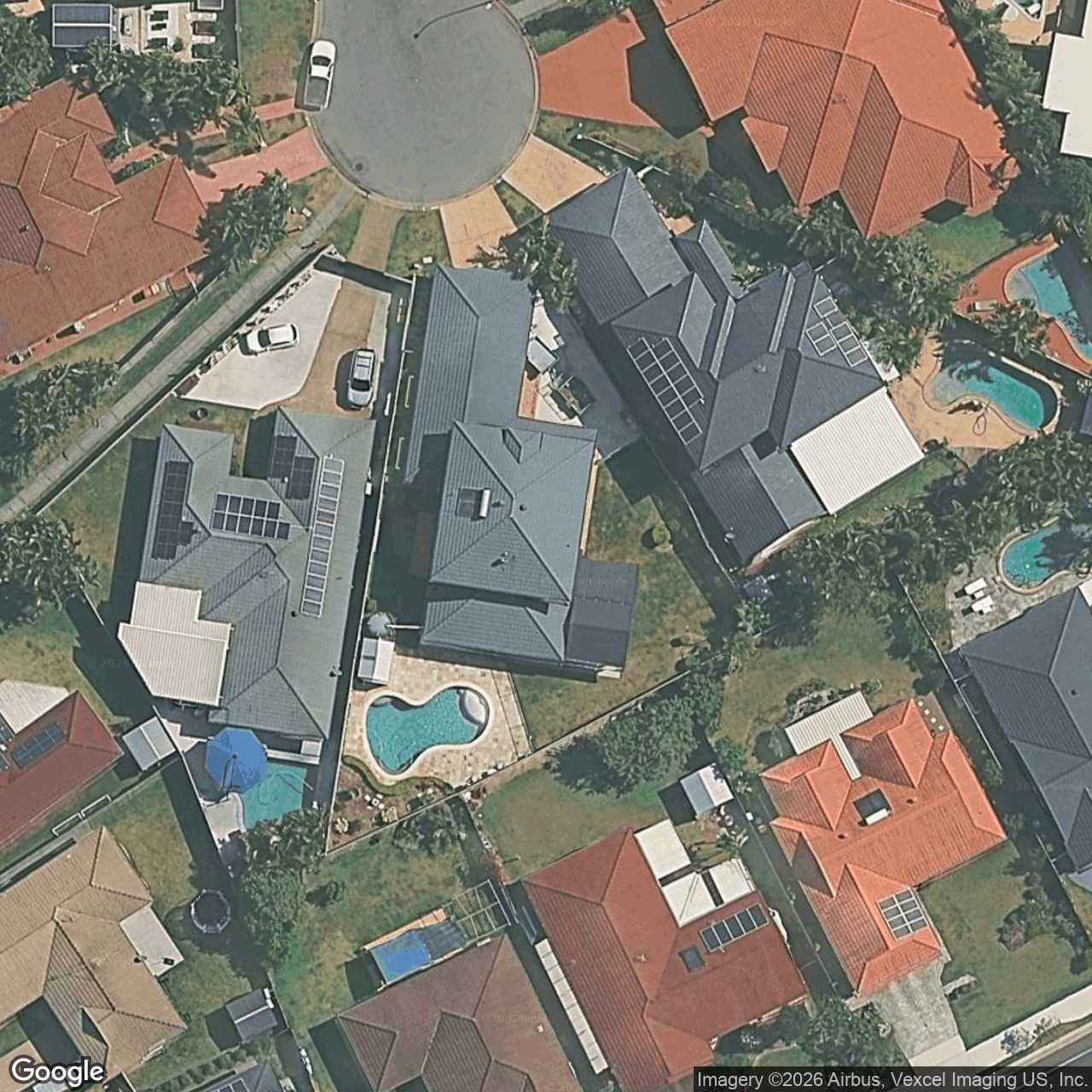 Aerial view of 110 Dipper Drive, Burleigh Waters QLD 4220
