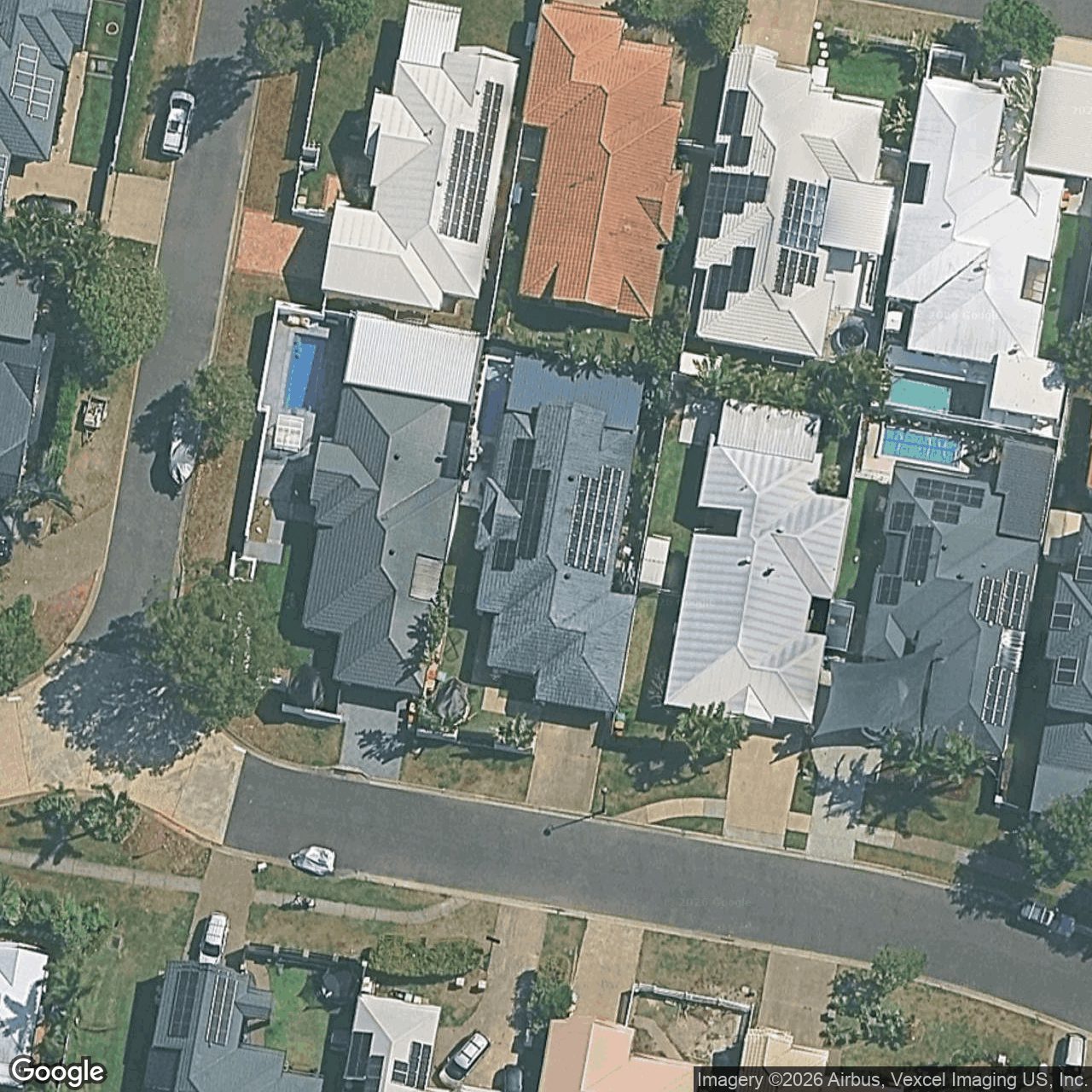 Aerial view of 106 Harrier Drive, Burleigh Waters QLD 4220
