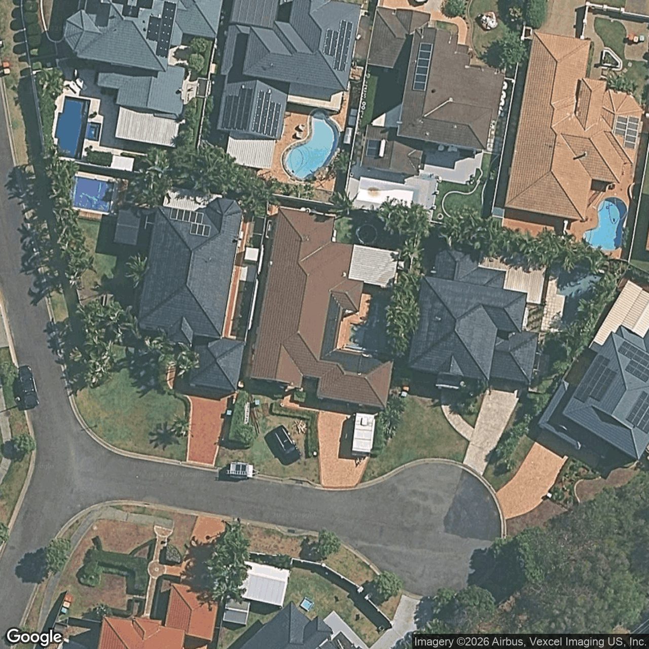 Aerial view of 4 Tobago Court, Burleigh Waters QLD 4220