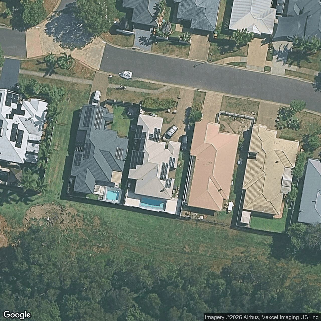 Aerial view of 117 Harrier Drive, Burleigh Waters QLD 4220
