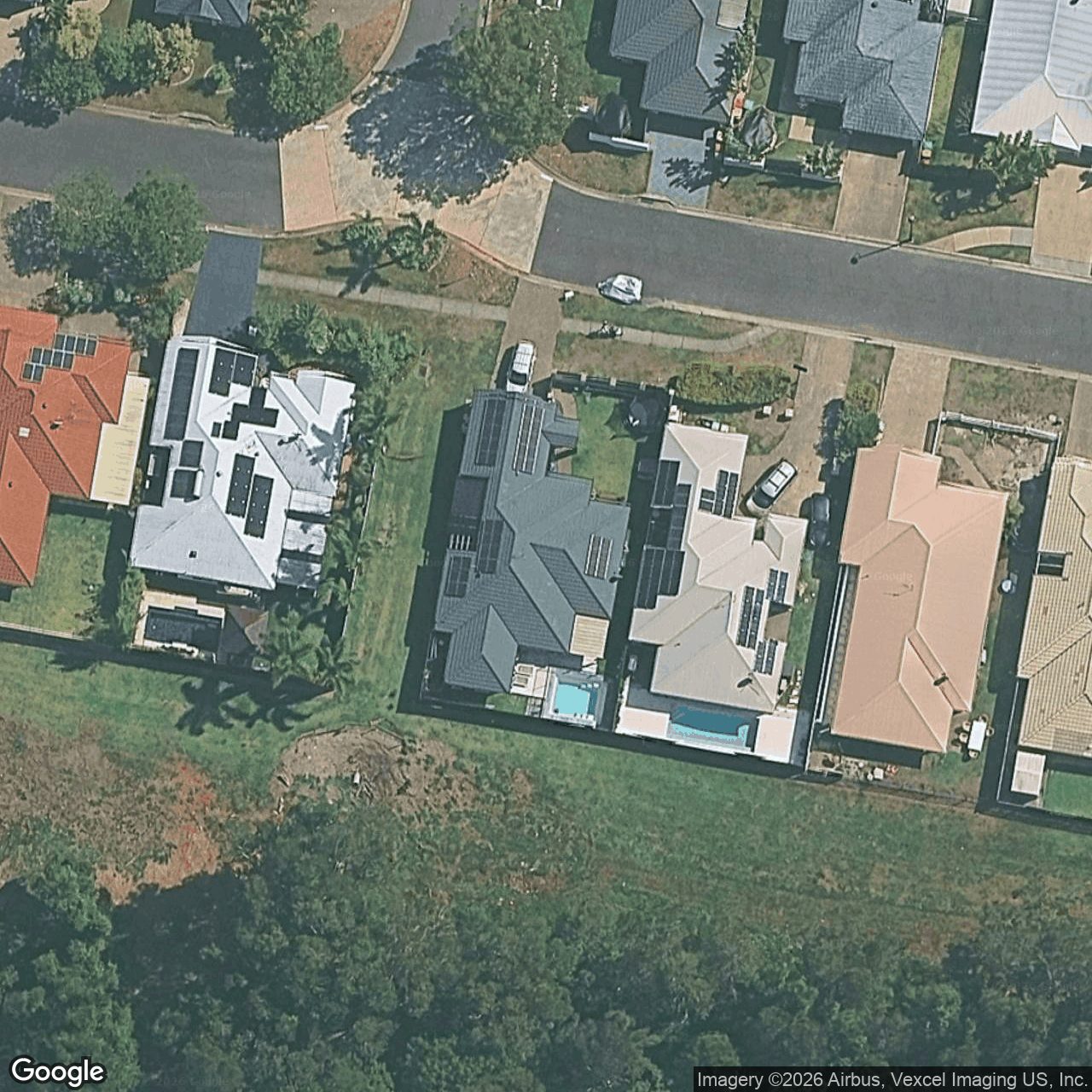 Aerial view of 115 Harrier Drive, Burleigh Waters QLD 4220