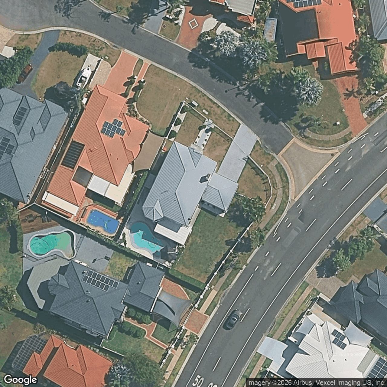 Aerial view of 2 Crozet Court, Burleigh Waters QLD 4220