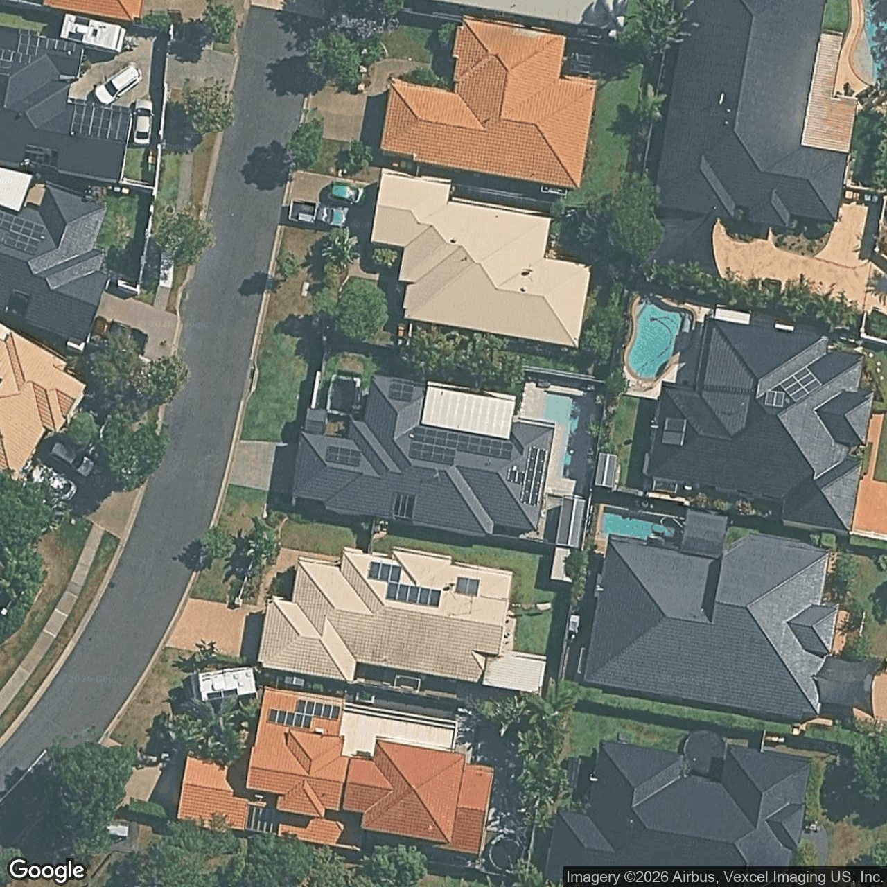 Aerial view of 139 Harrier Drive, Burleigh Waters QLD 4220