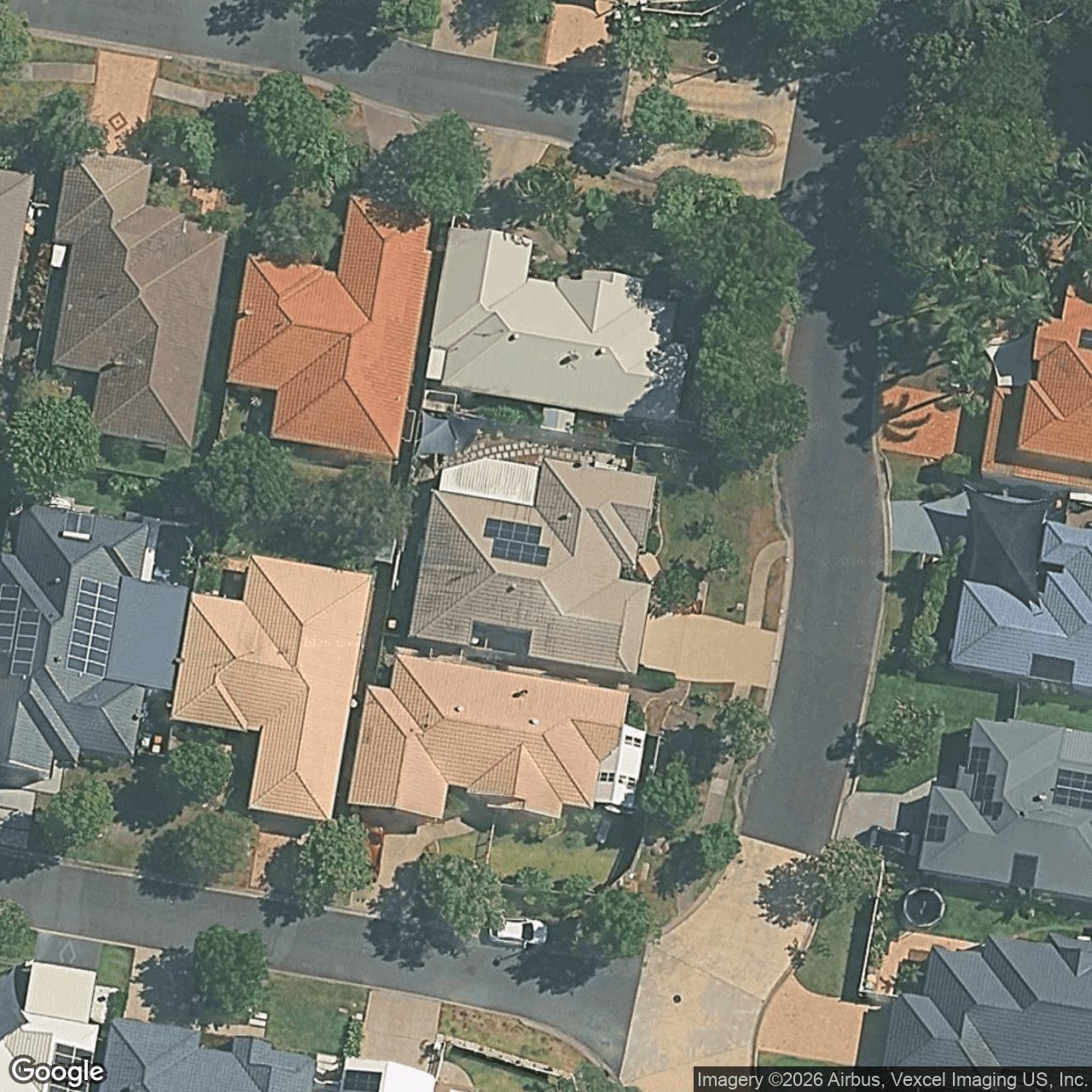 Aerial view of 140 Harrier Drive, Burleigh Waters QLD 4220