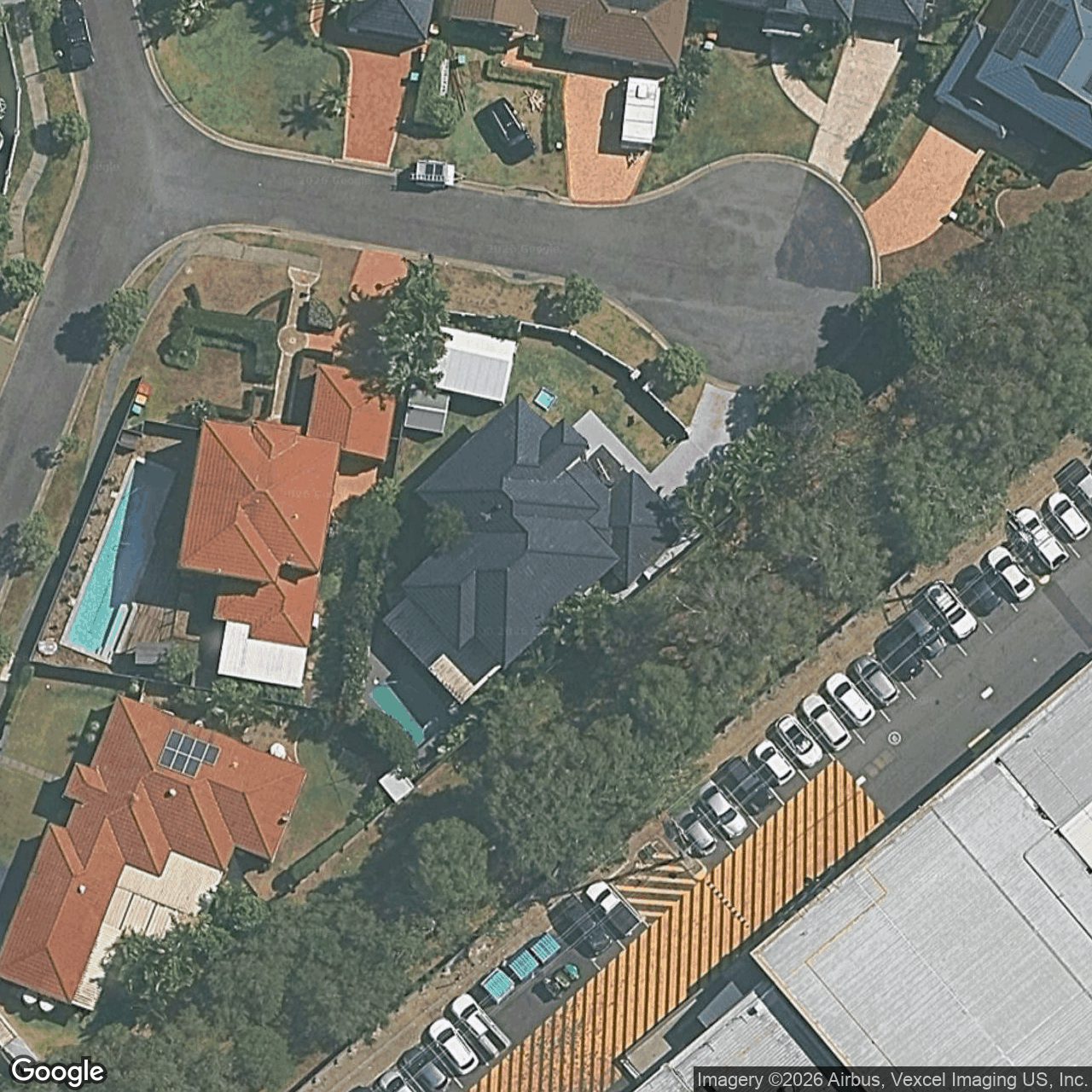 Aerial view of 3 Tobago Court, Burleigh Waters QLD 4220